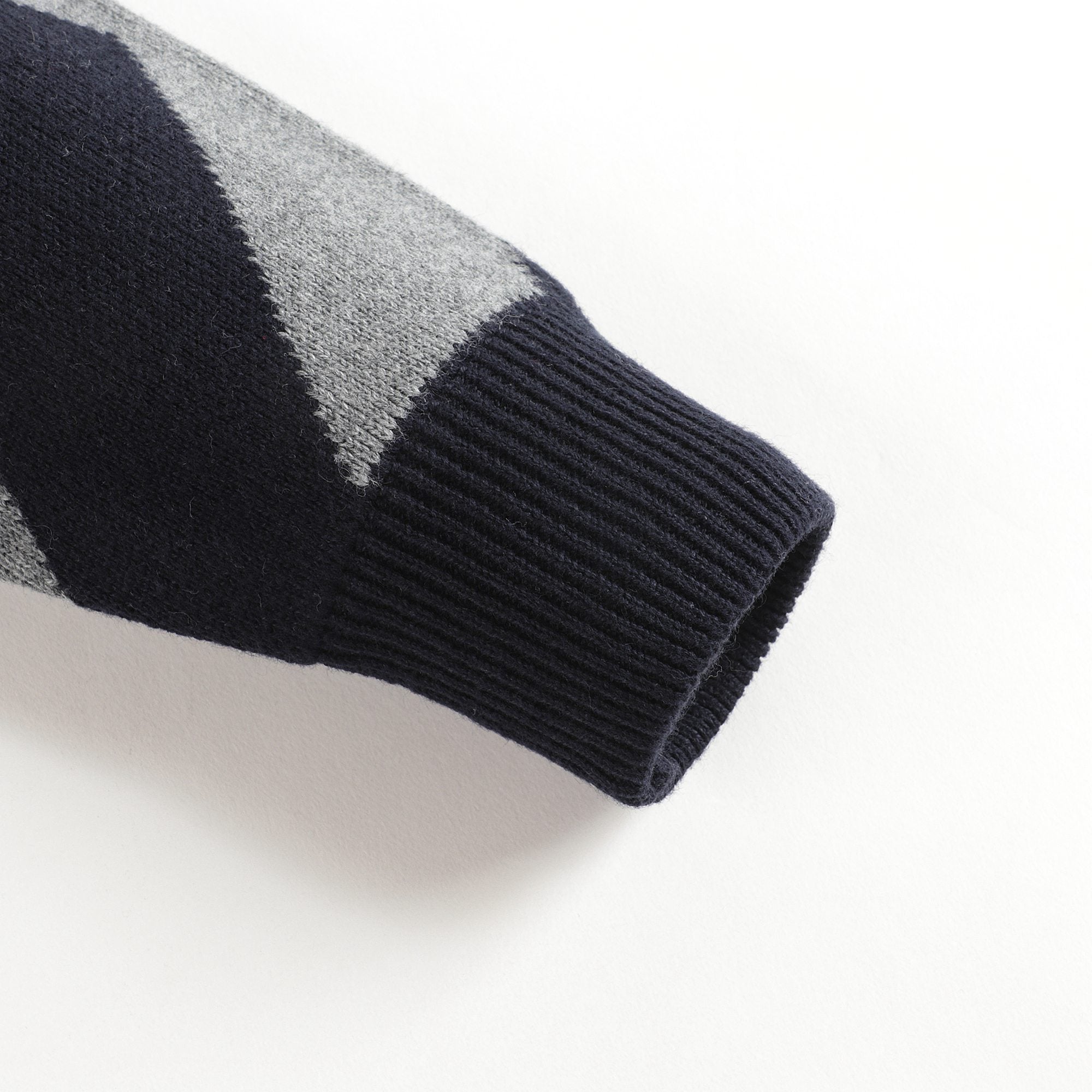 Boys & Girls Grey Striped Cotton Cardigan