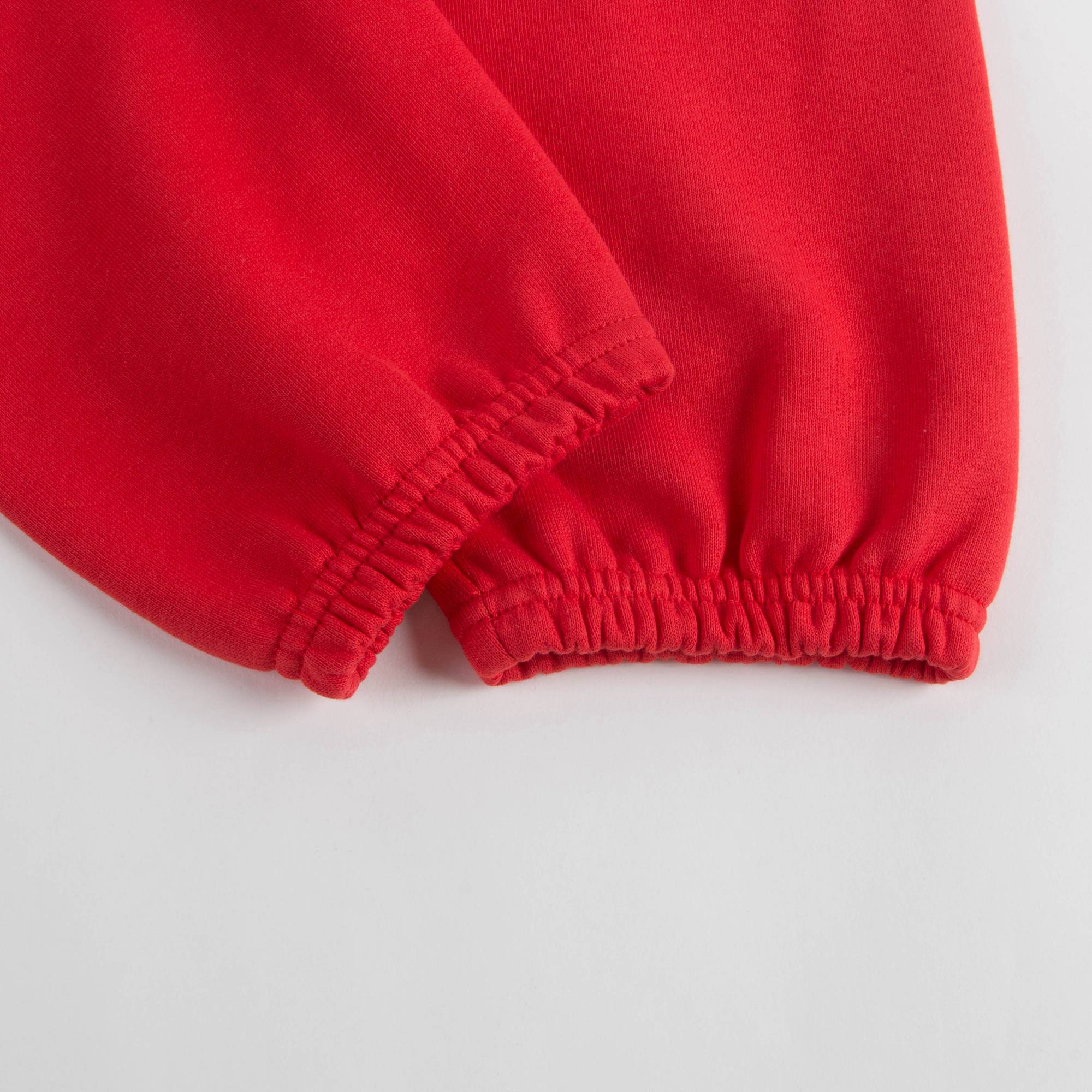 Boys & Girls Red Cotton Trousers