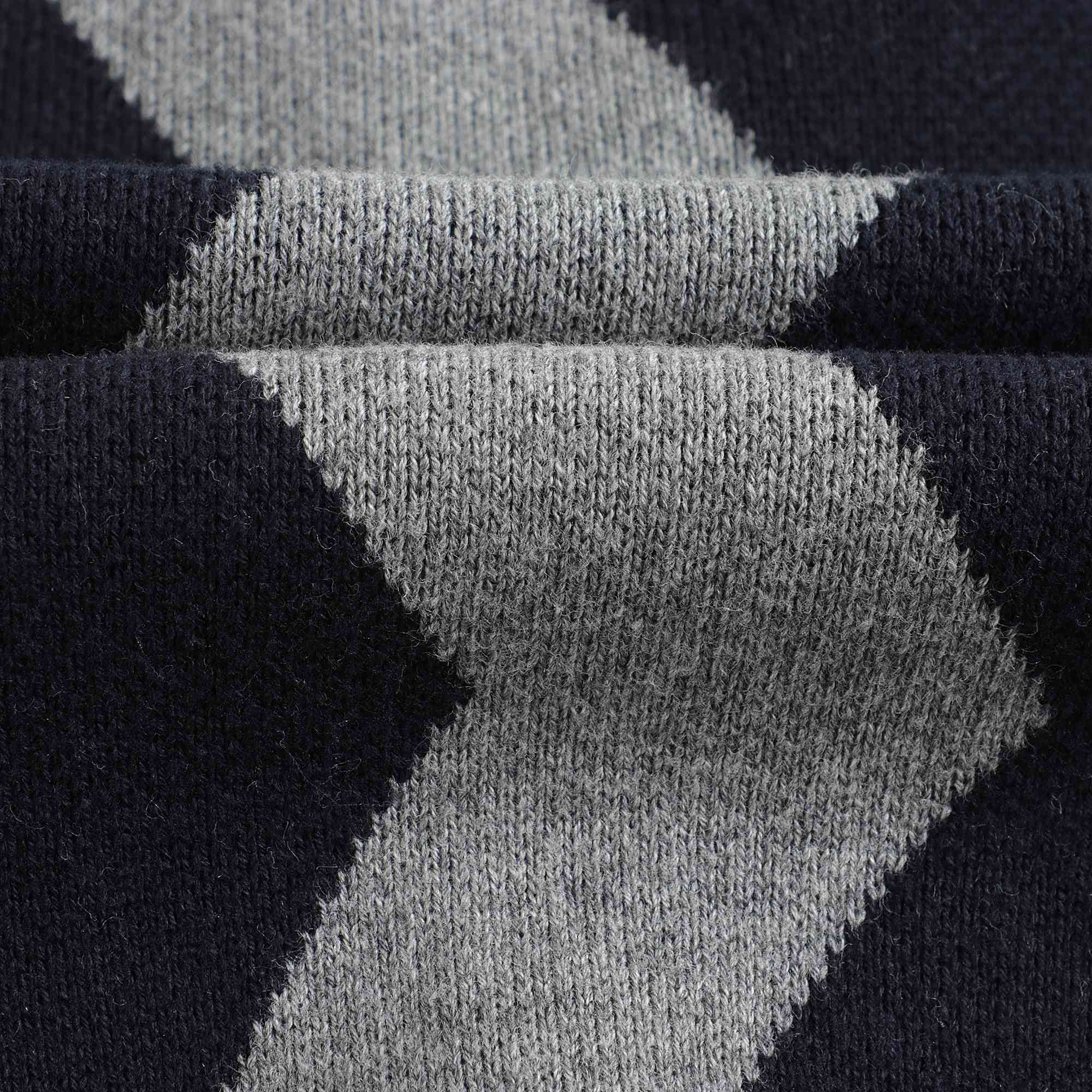Boys & Girls Grey Striped Cotton Cardigan