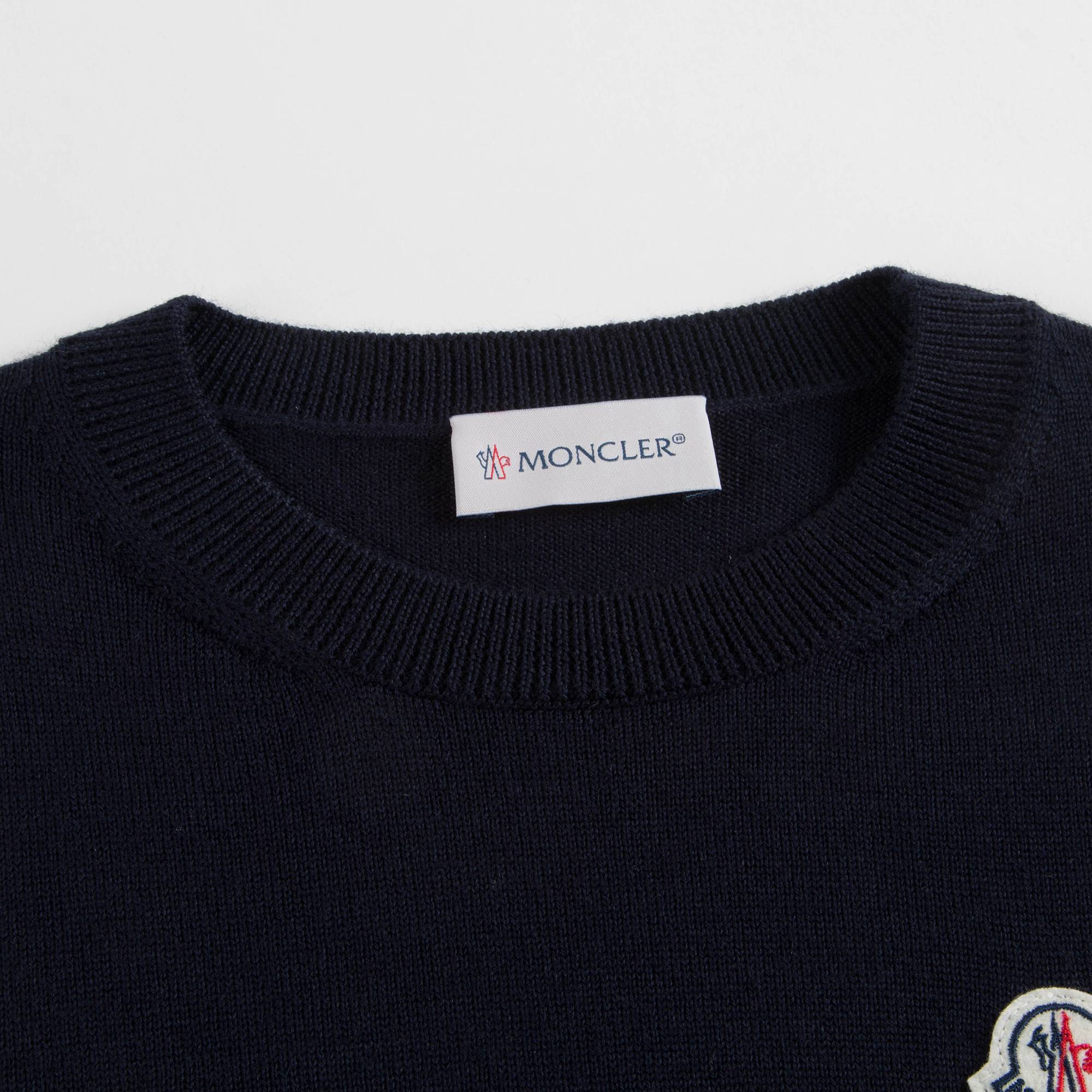 Boys Blue Virgin Wool Sweater