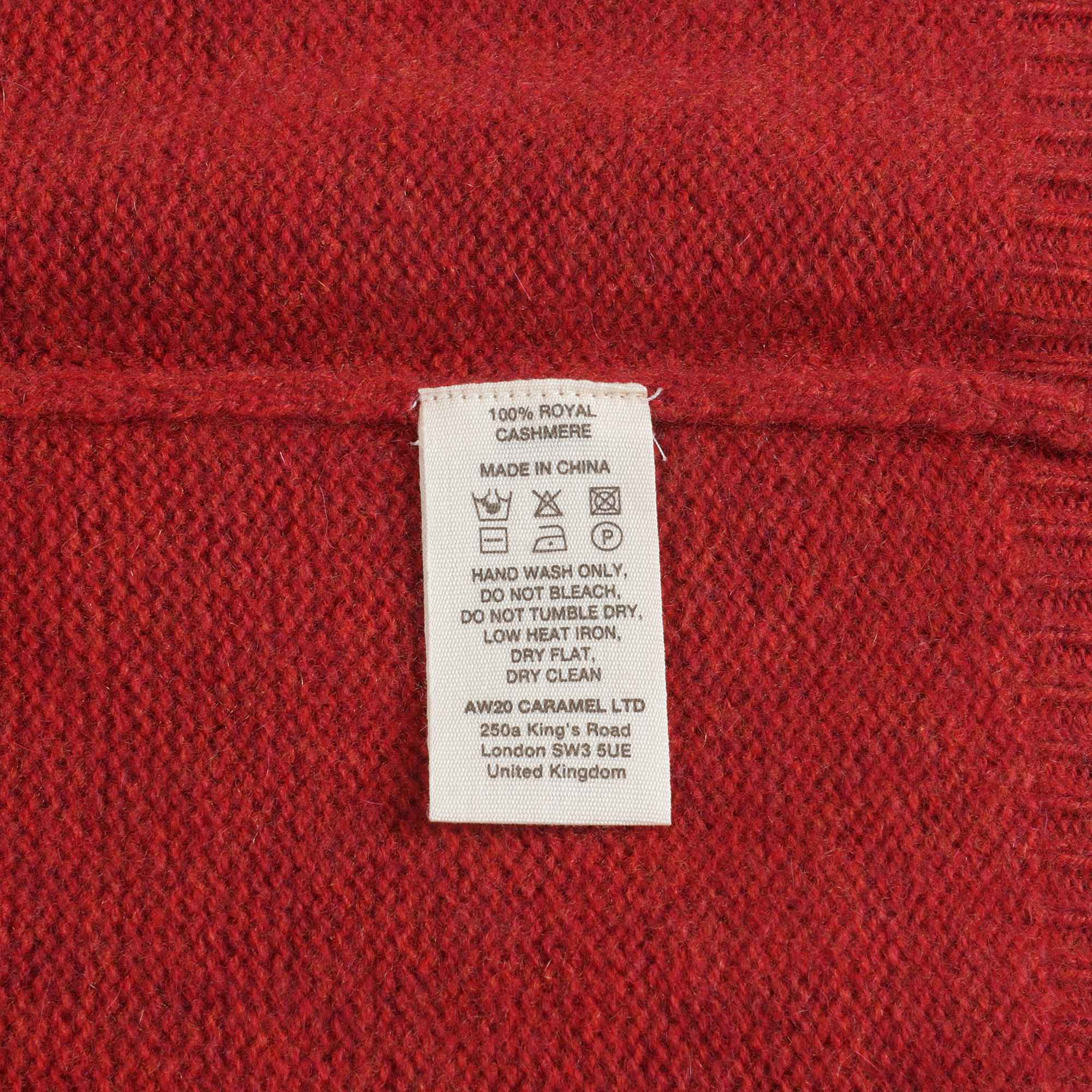 Boys & Girls Red Cashmere Sweater