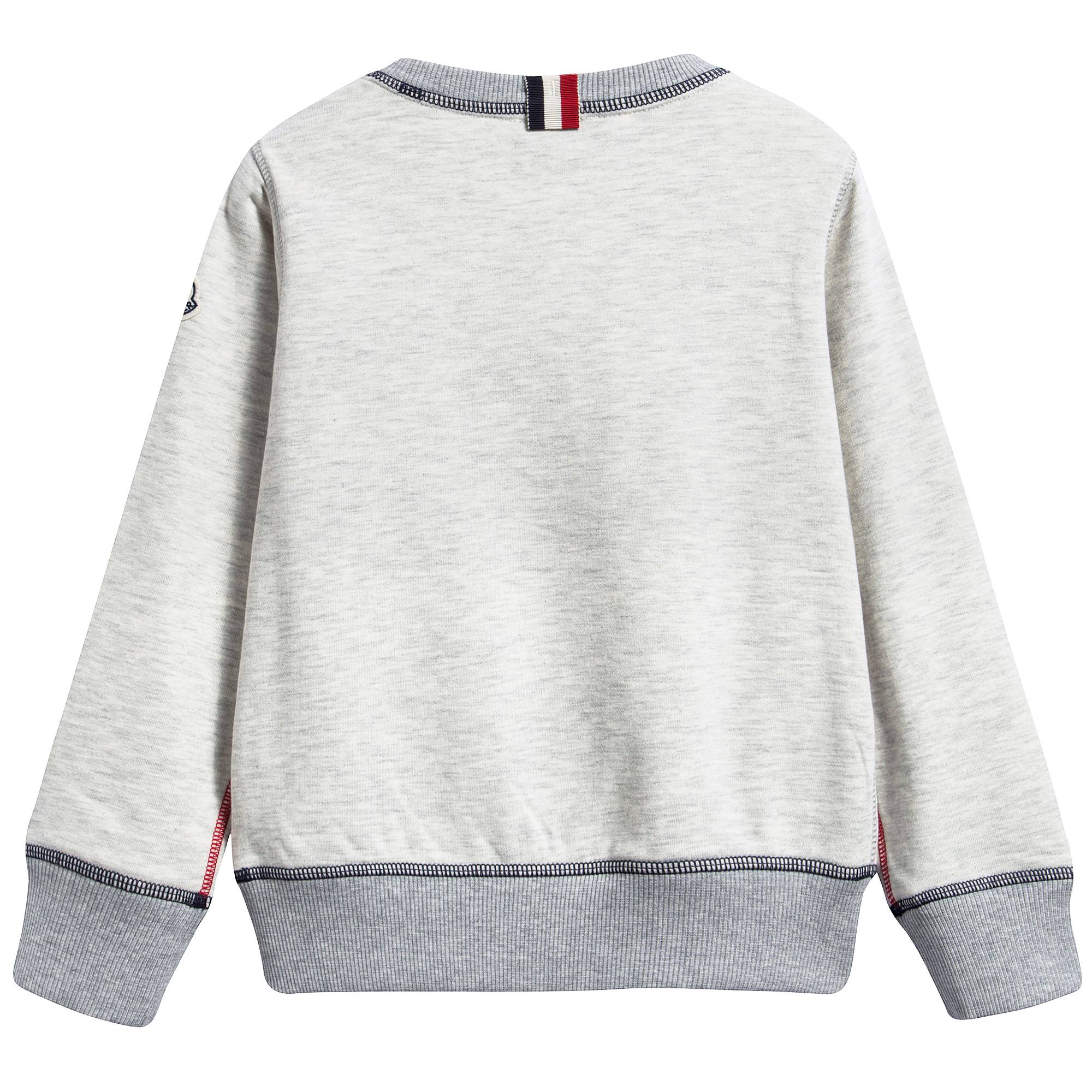 Boys Grey "Maglia  Girocollo" Sweatshirt
