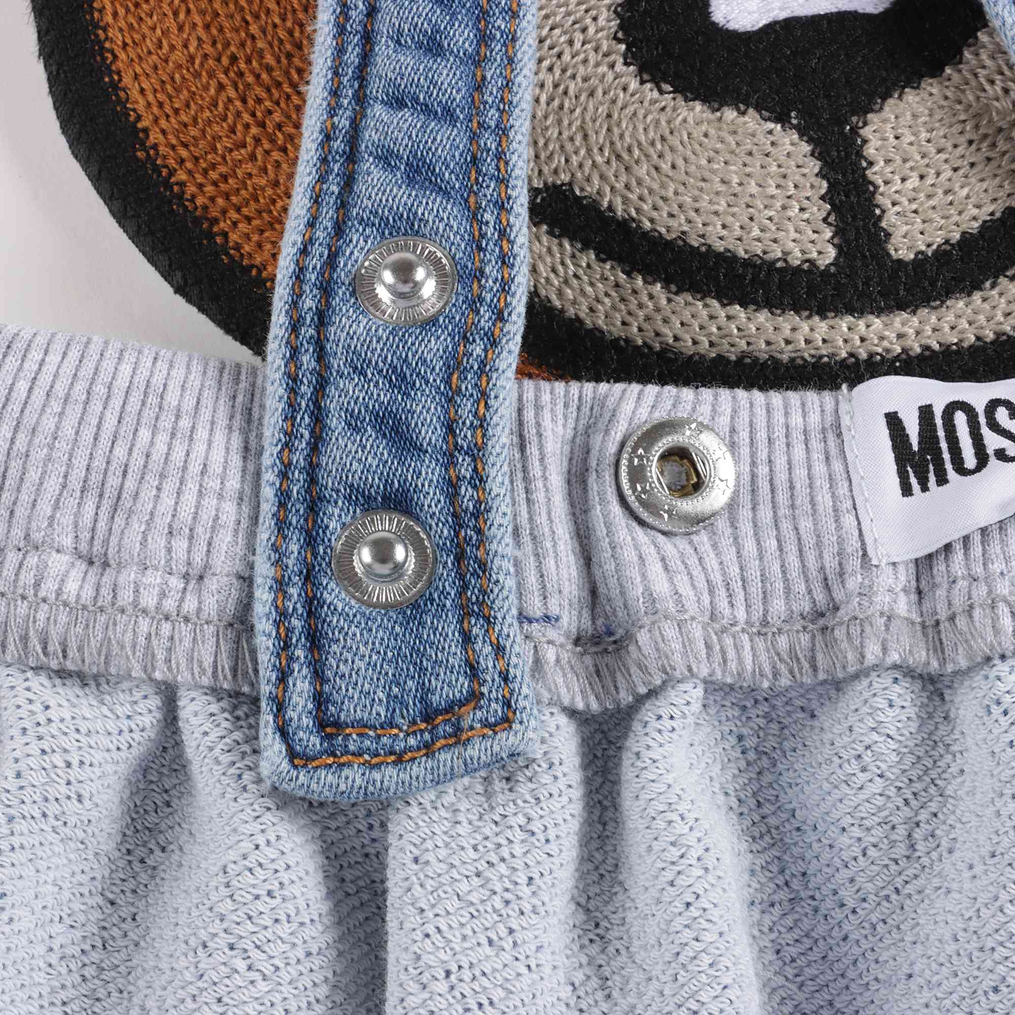 Jupe en jean ourson pour bébés filles