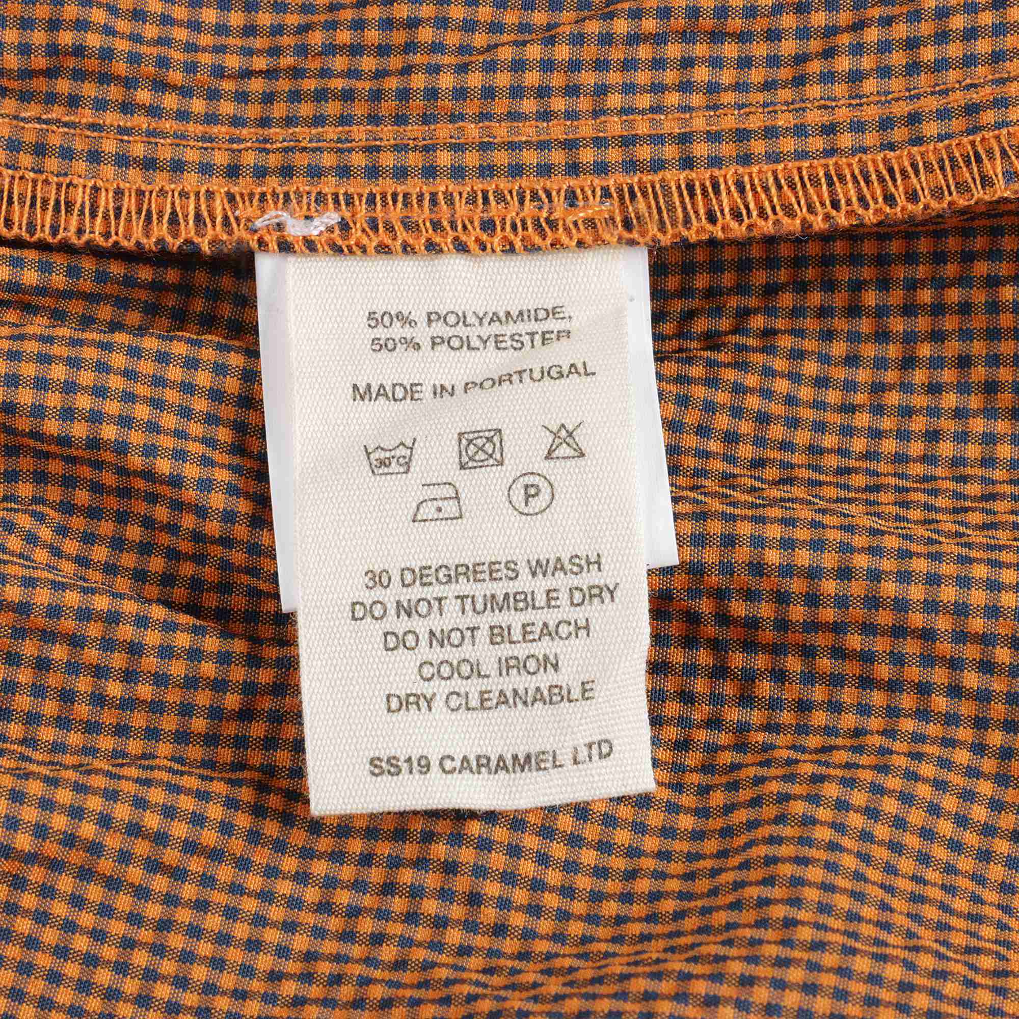 Boys Yellow Check Swim Shorts