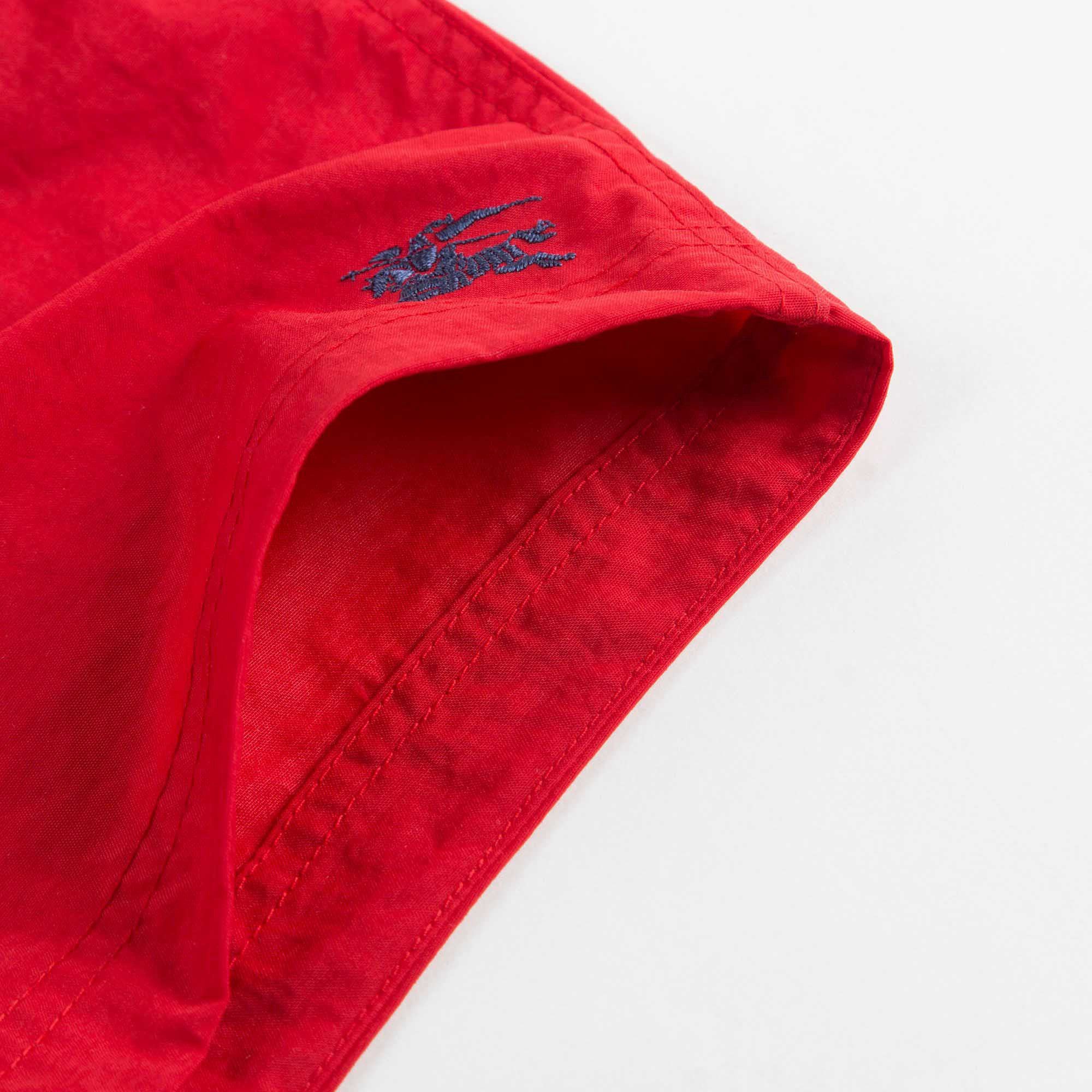 Baby Boys Red Turquoise Swim Shorts