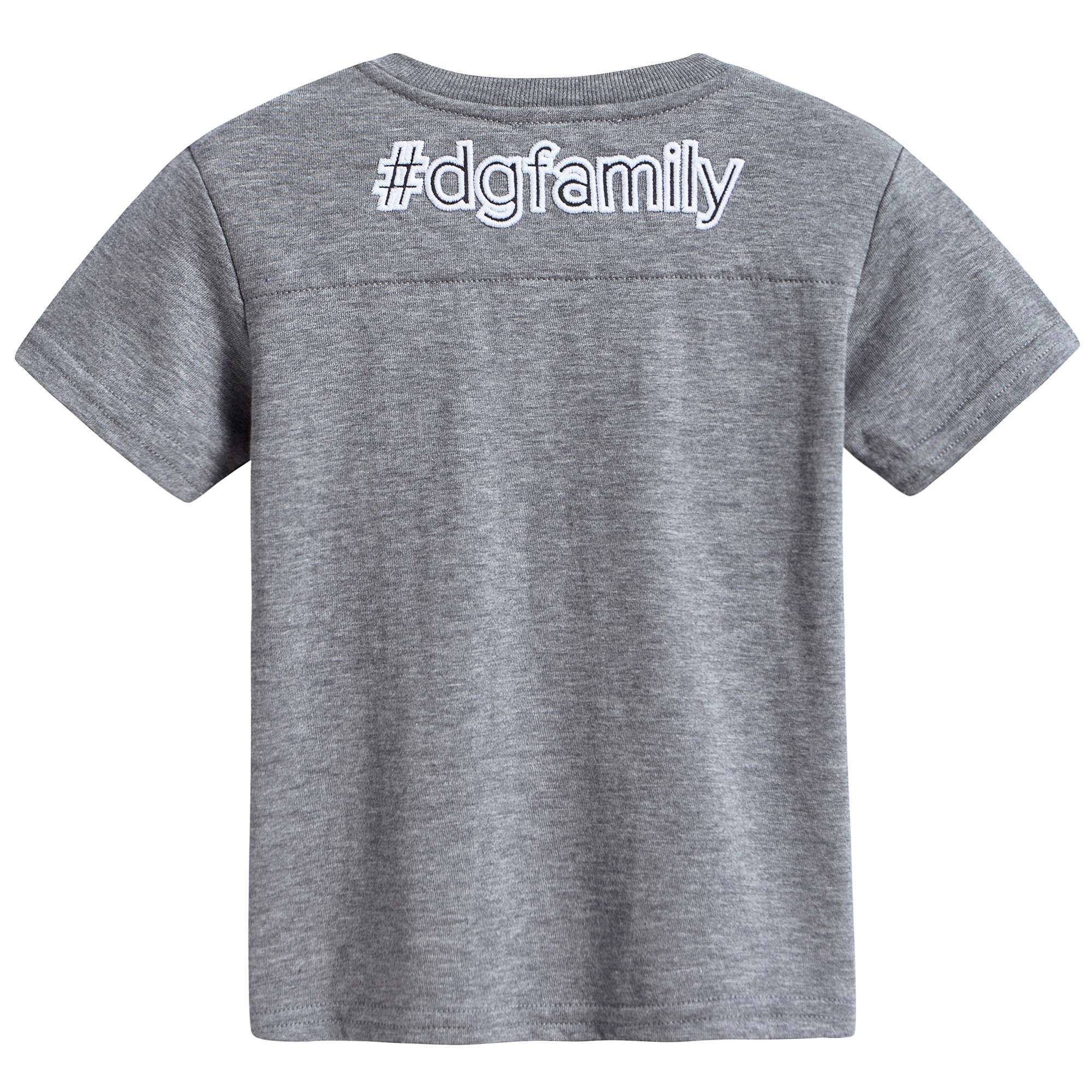 Baby Boys Gray Cotton T-shirt