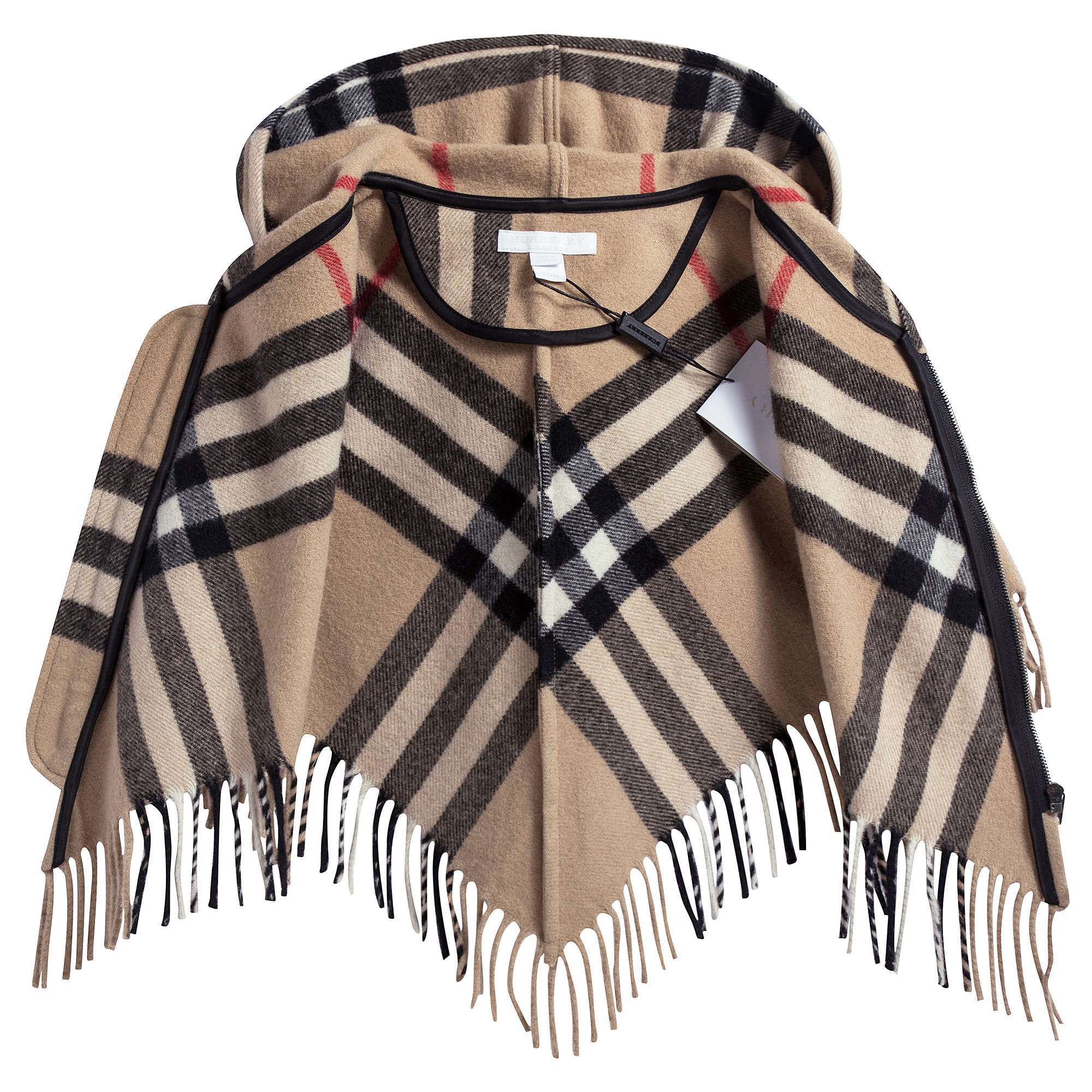 Girls  Beige  Check   Wool   Blankets