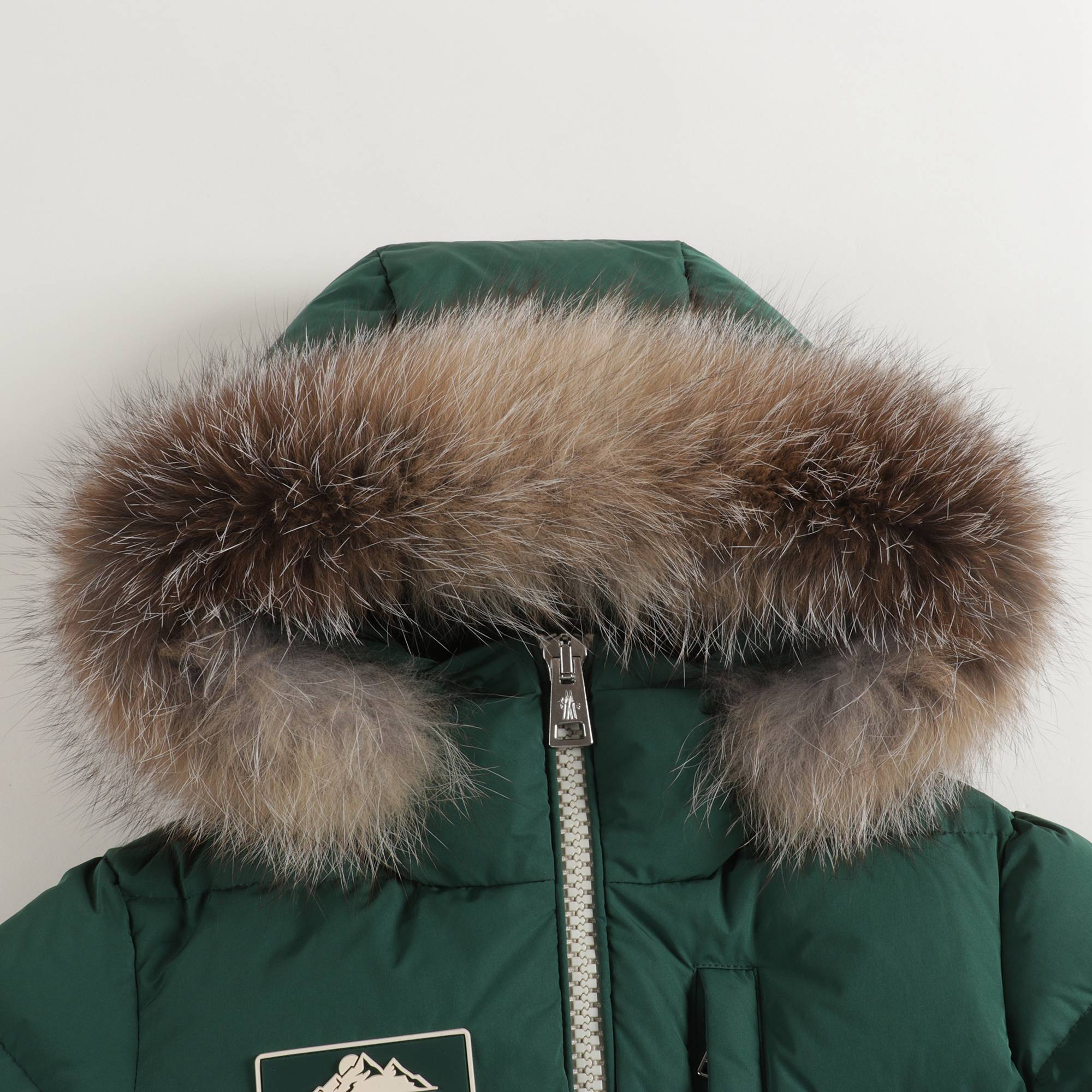 Boys Dark Green Padded Down Jacket