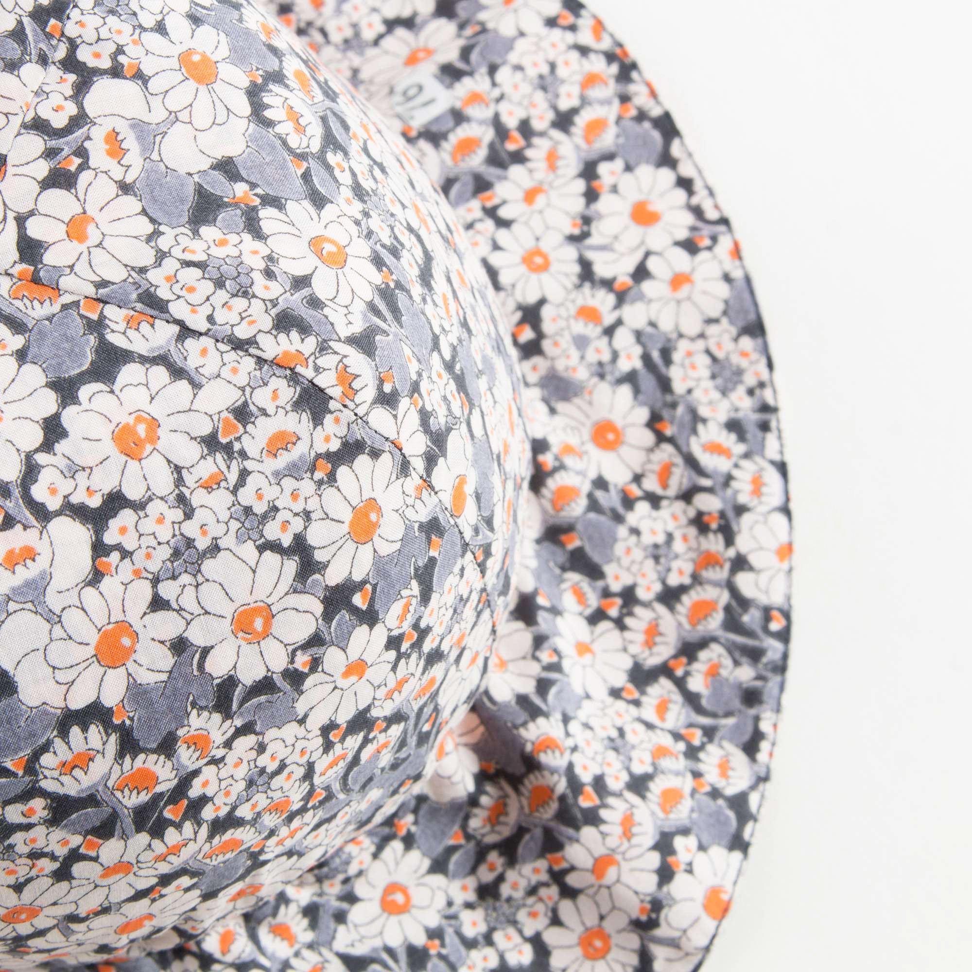 Baby Girls Grey Liberty Woven Sunhat