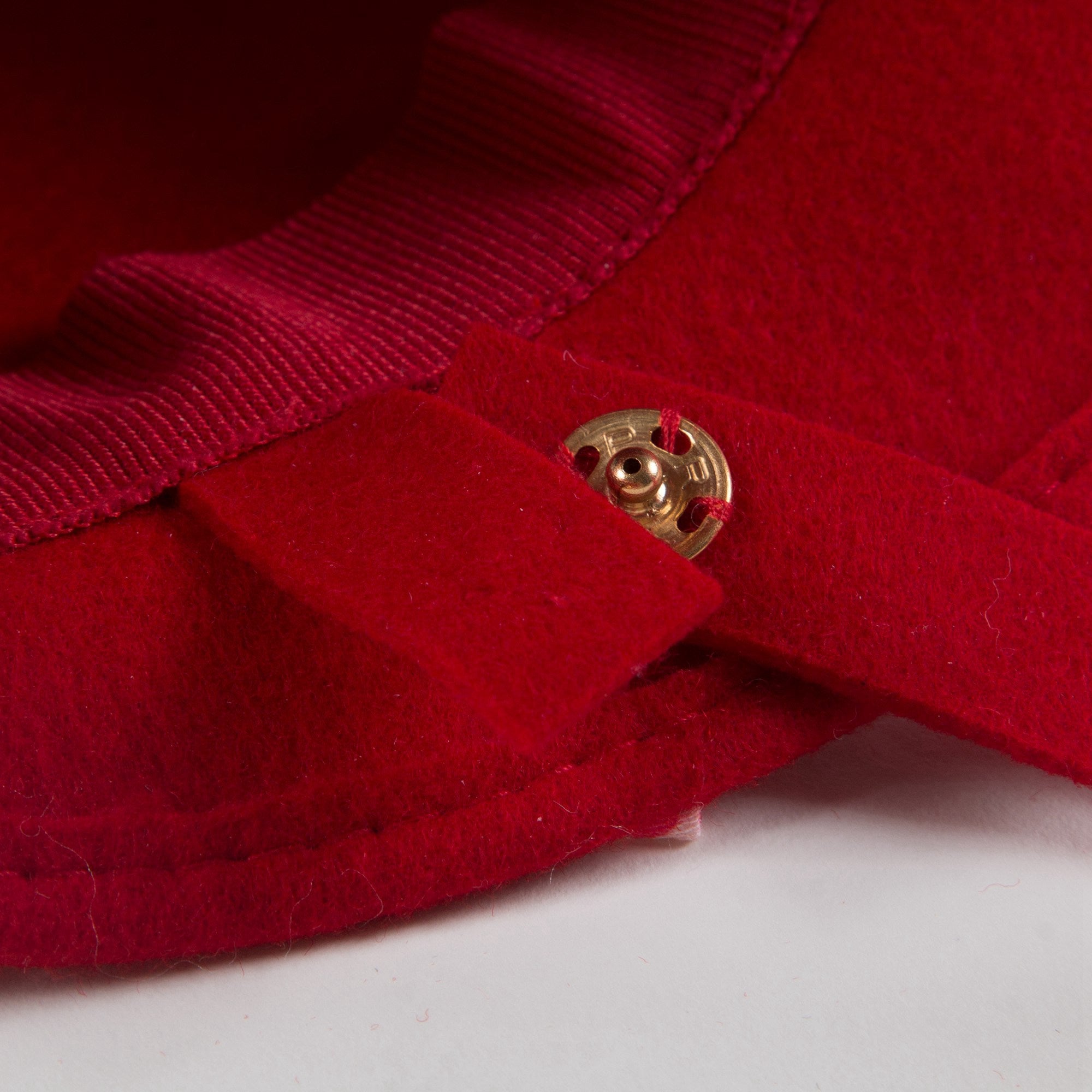 Girls Red Butterfly Knot  Wool  Hat