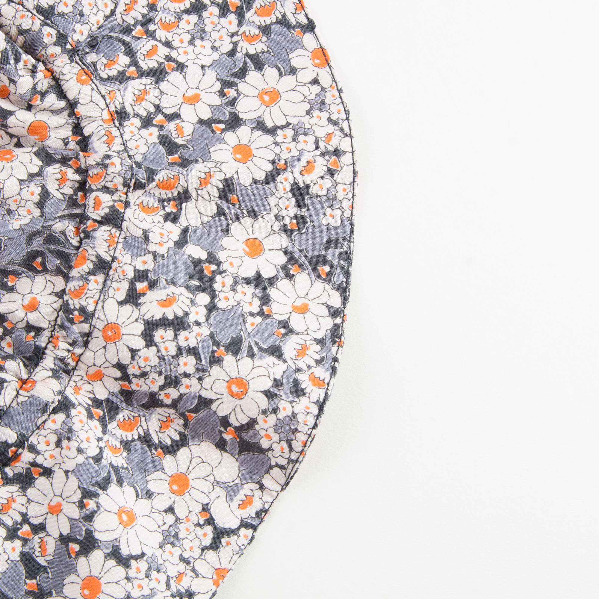 Baby Girls Grey Liberty Woven Sunhat