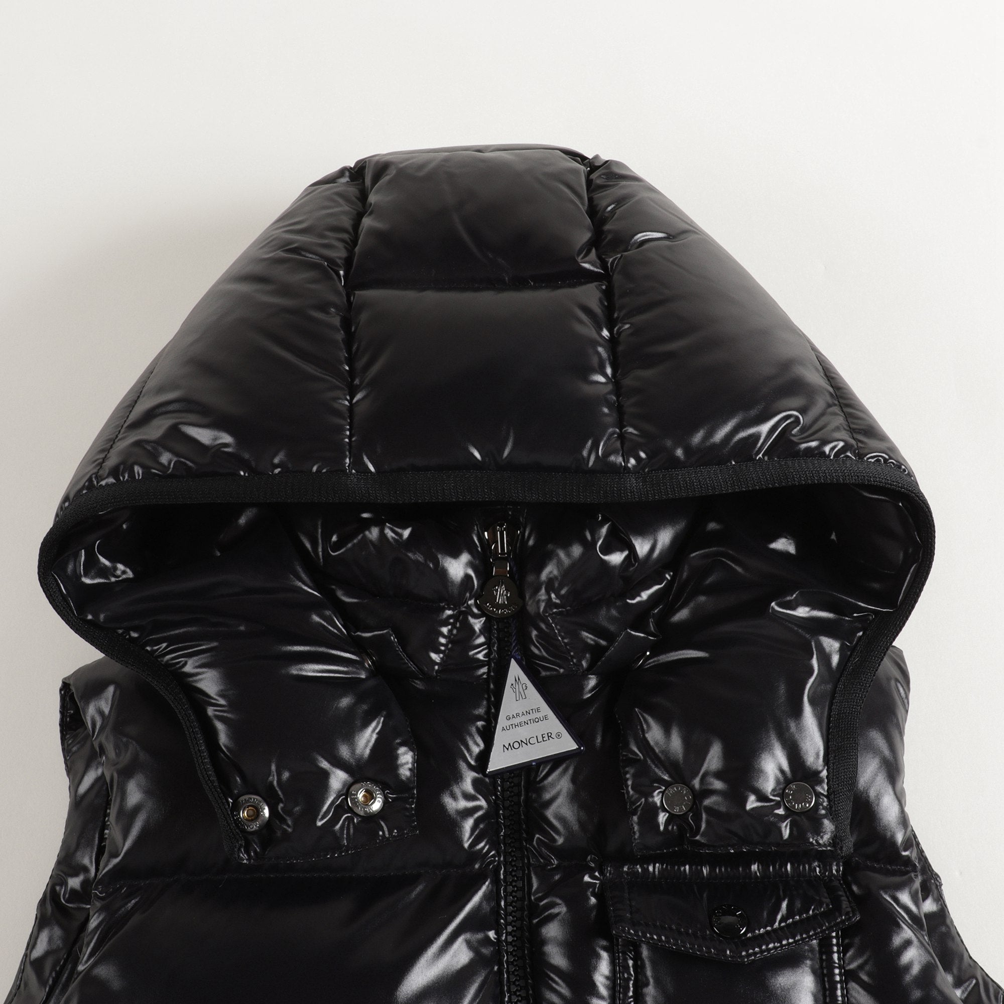 Boys Black Padded Down Vest