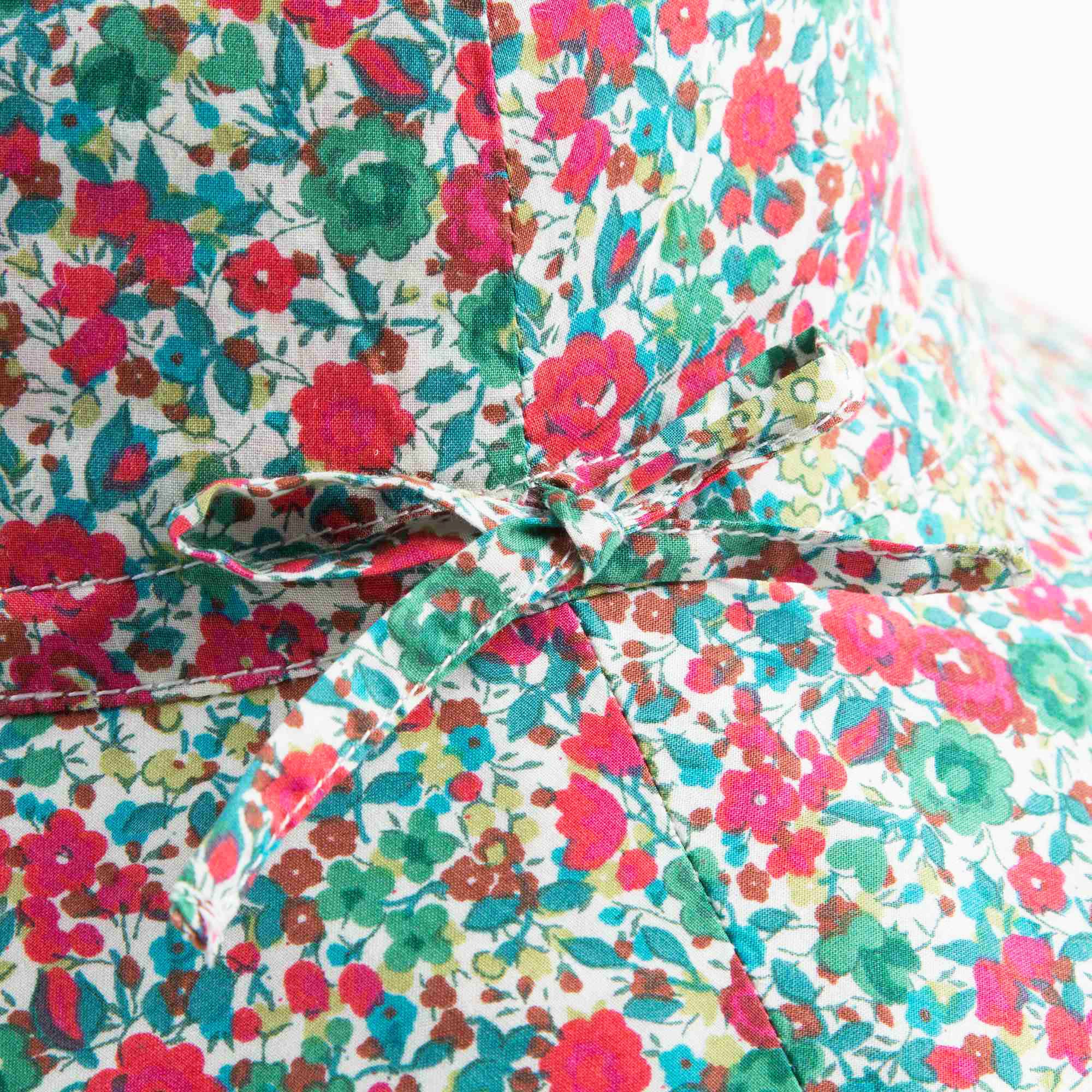 Girls Green Liberty Woven Sunhat