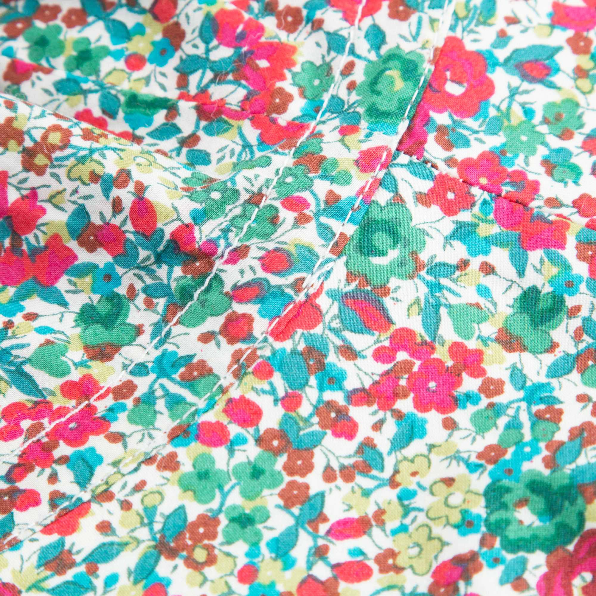 Girls Green Liberty Woven Sunhat