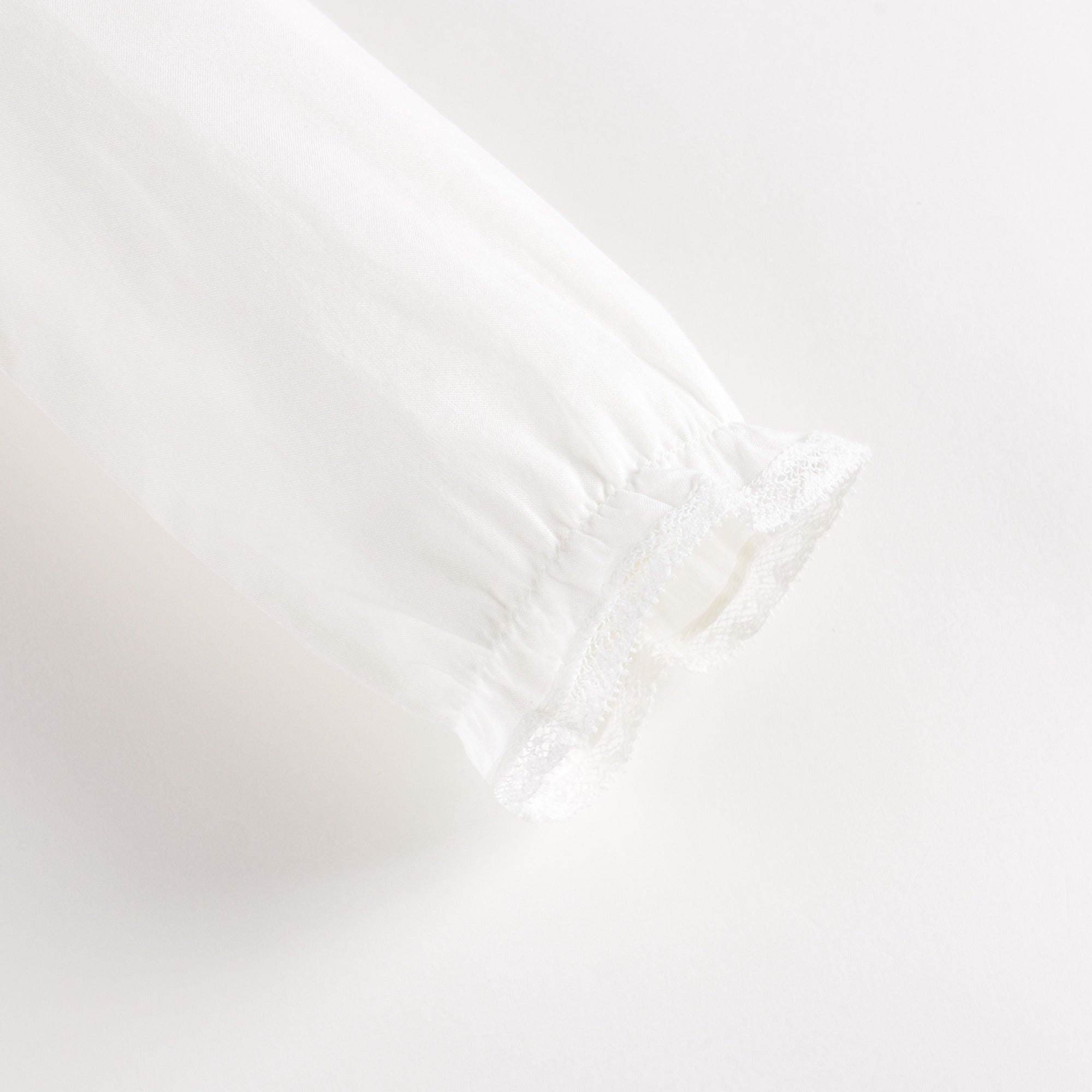 Chemise blanche en coton pour bébés filles