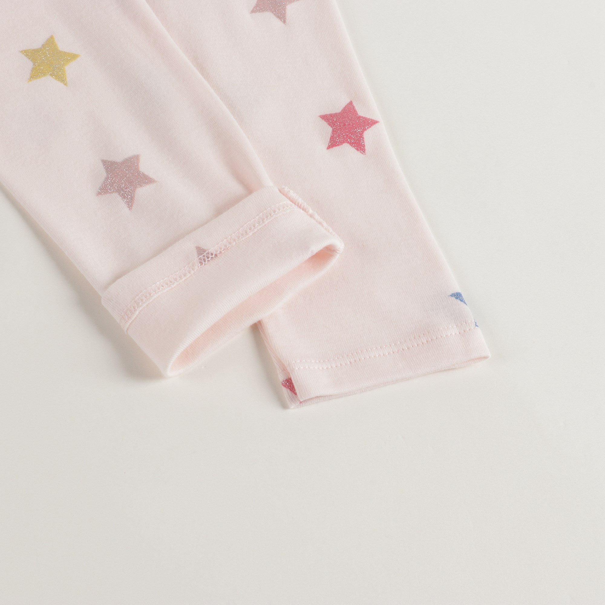 Ensemble de pyjama pour filles rose et étoiles