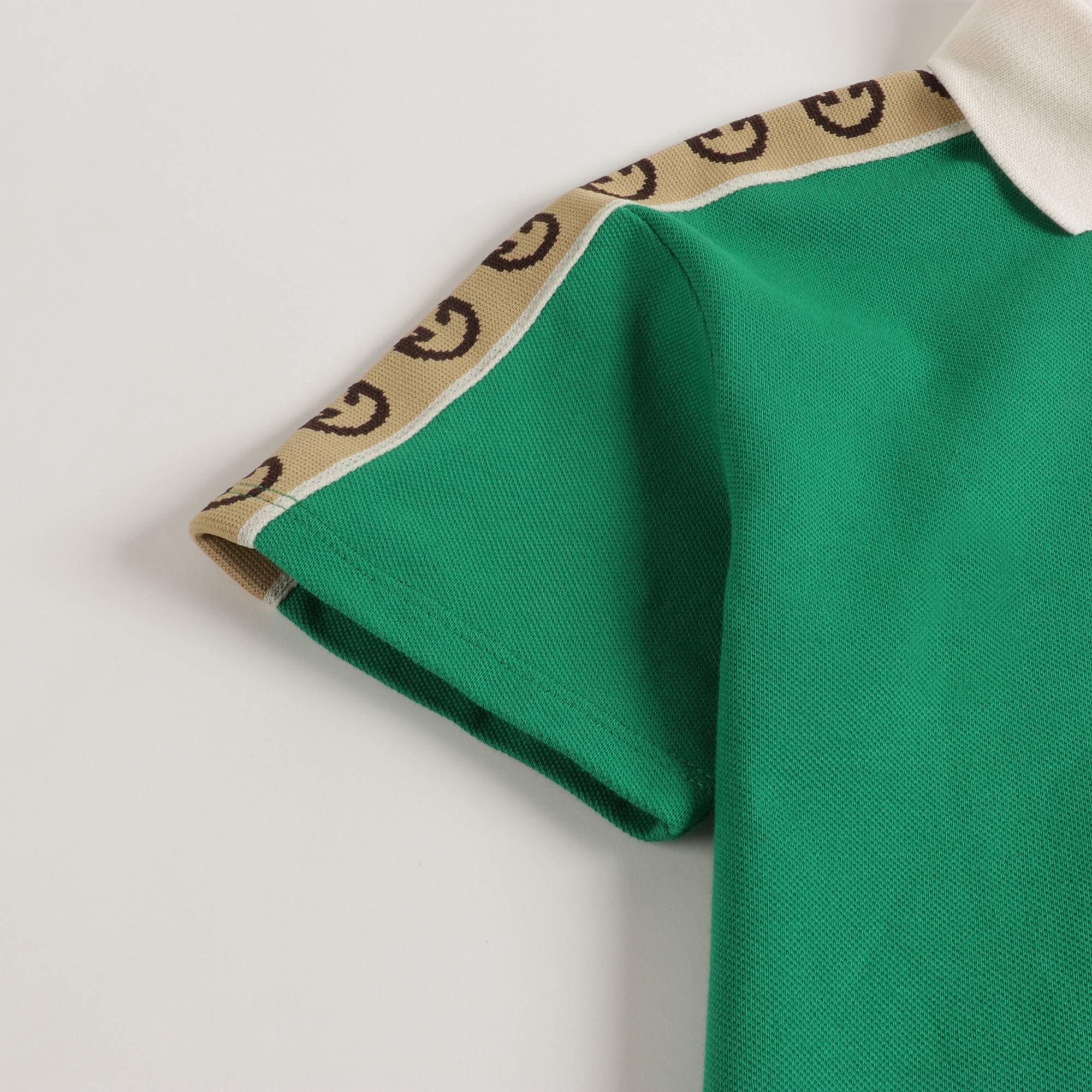 Boys Green GG Poloshirt