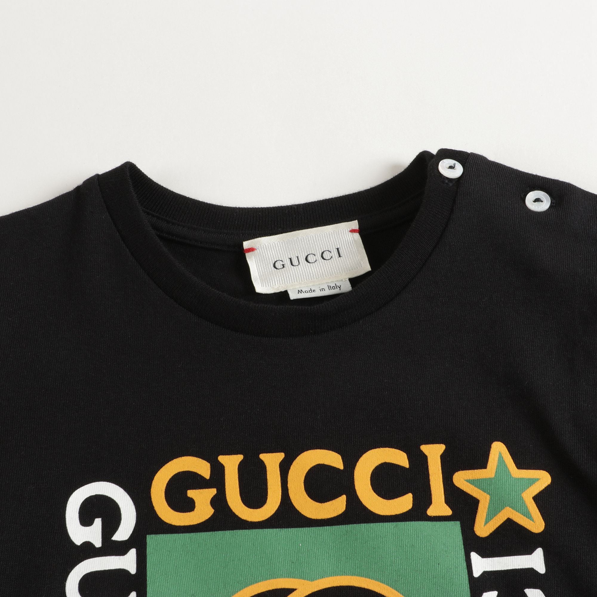 Baby Boys & Girls Black GG T-Shirt