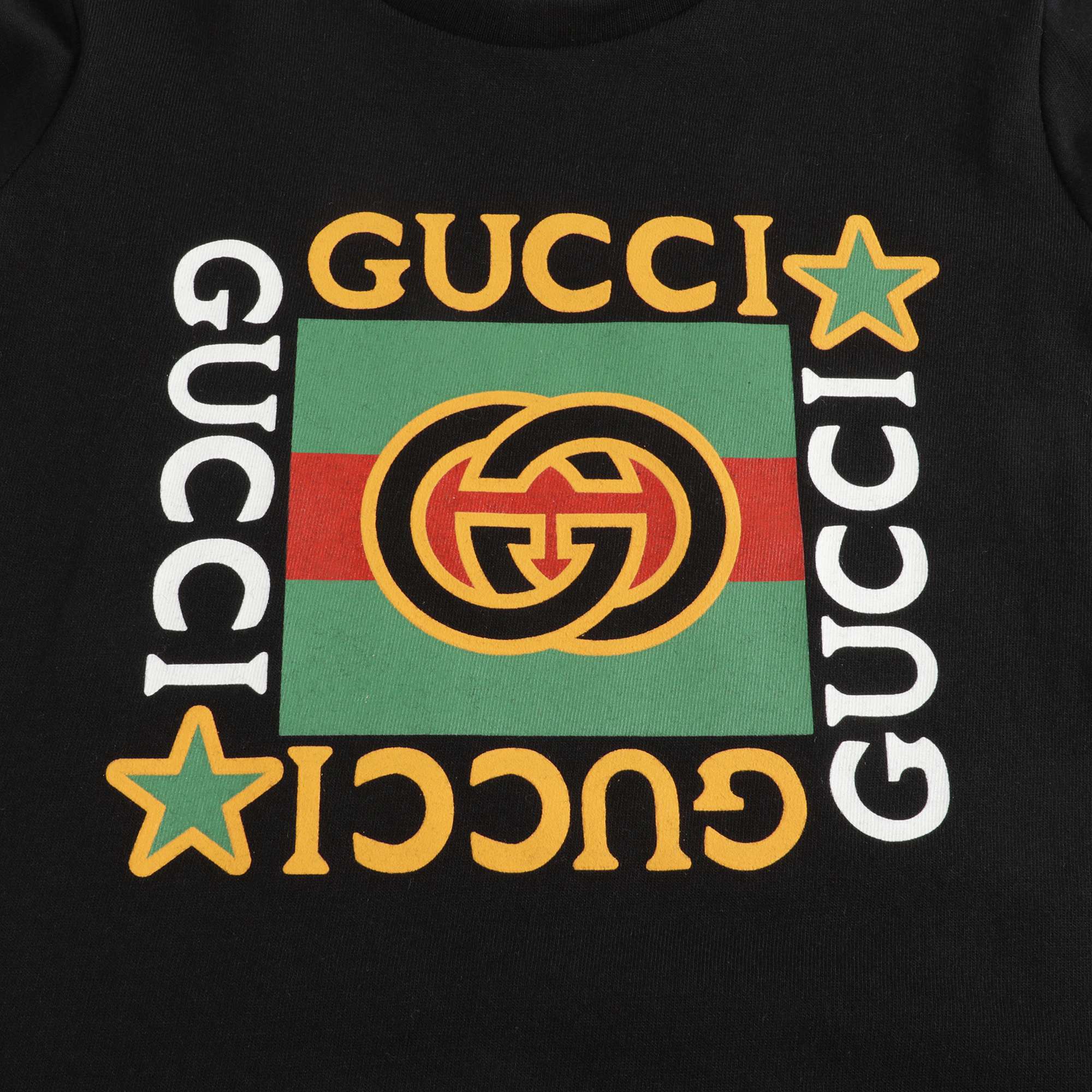 Baby Boys & Girls Black GG T-Shirt
