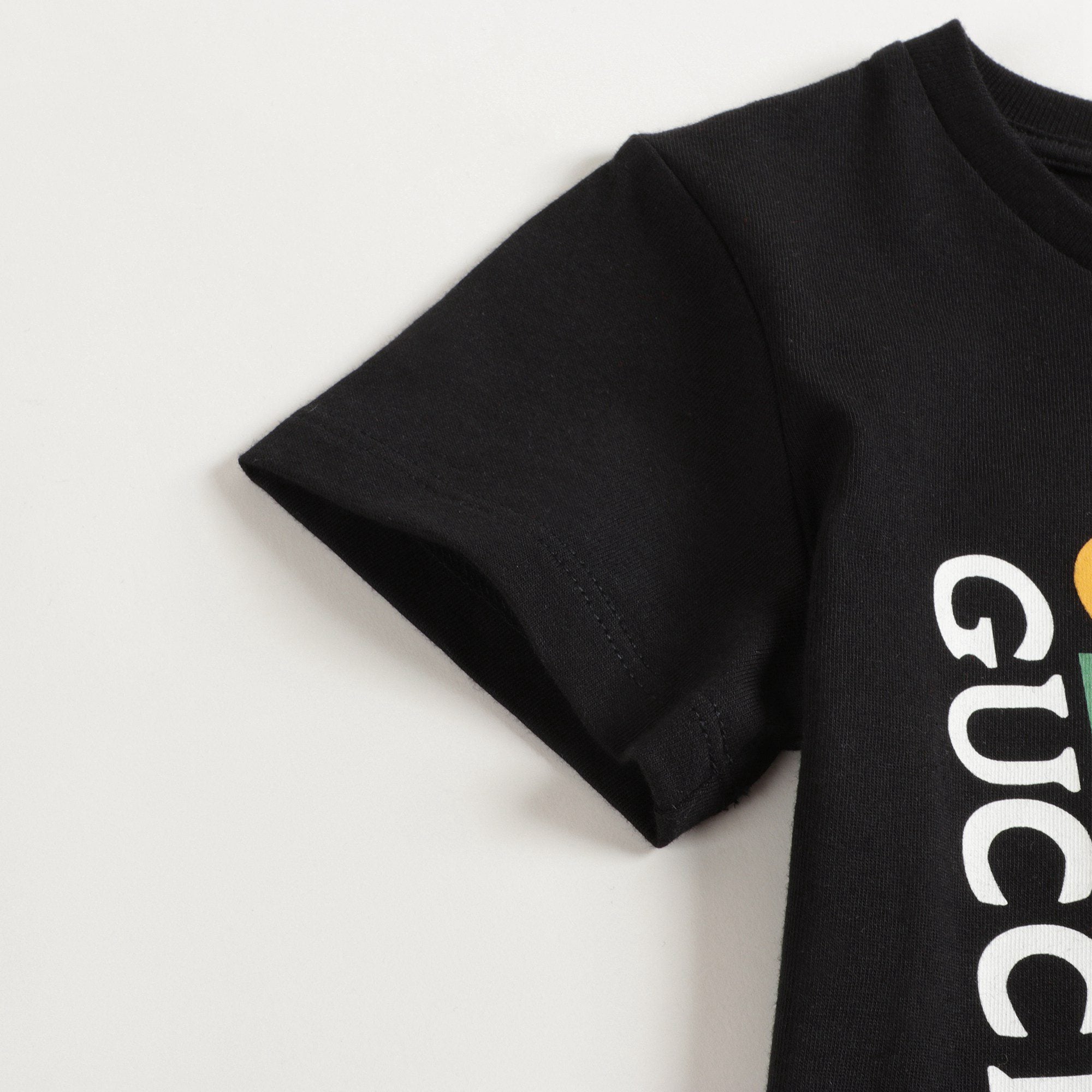 Baby Boys & Girls Black GG T-Shirt