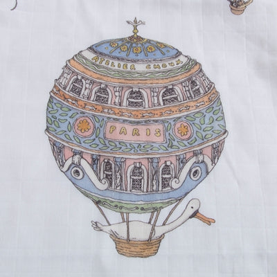 Fitted Sheets Hot Air Balloons (120*60 cm）