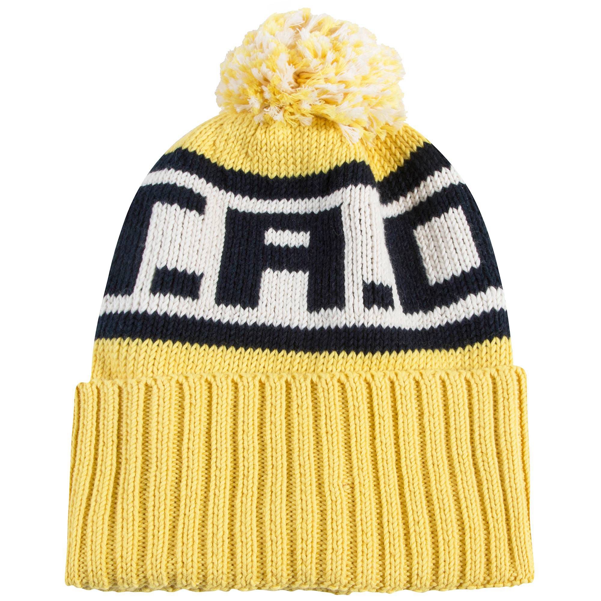 Girls  Yellow  Cotton   Hat