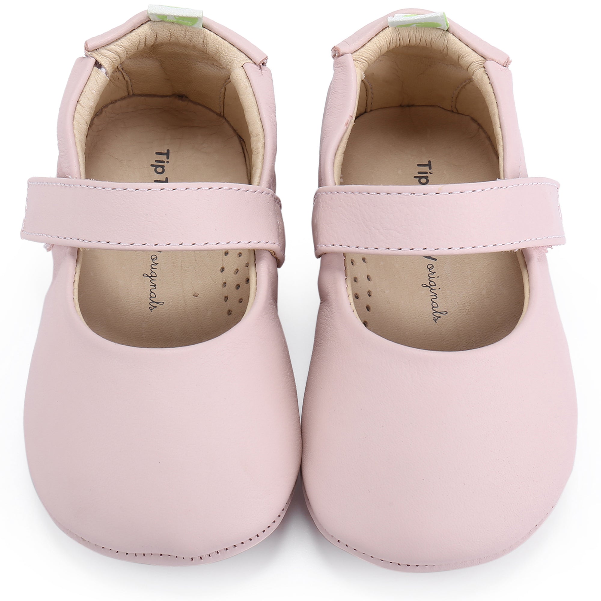 Baby Girls Pink Leather Shoes