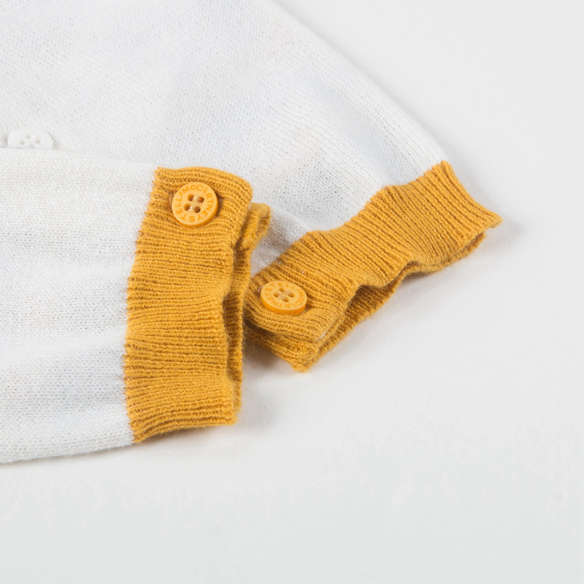Baby Boys White Cotton Knitted Babygrow