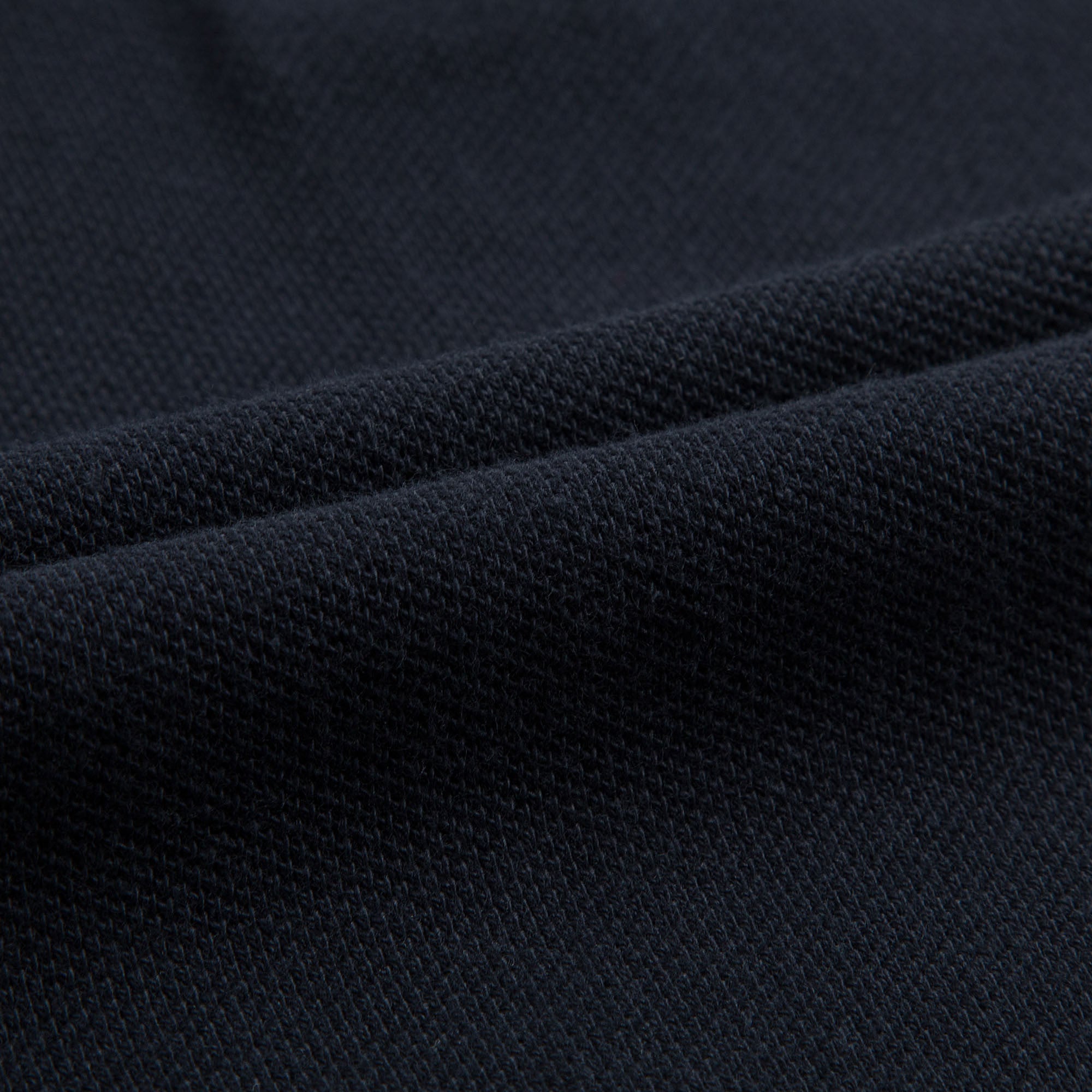 Boys Navy Blue Polo Shirt With Classic Check Collar