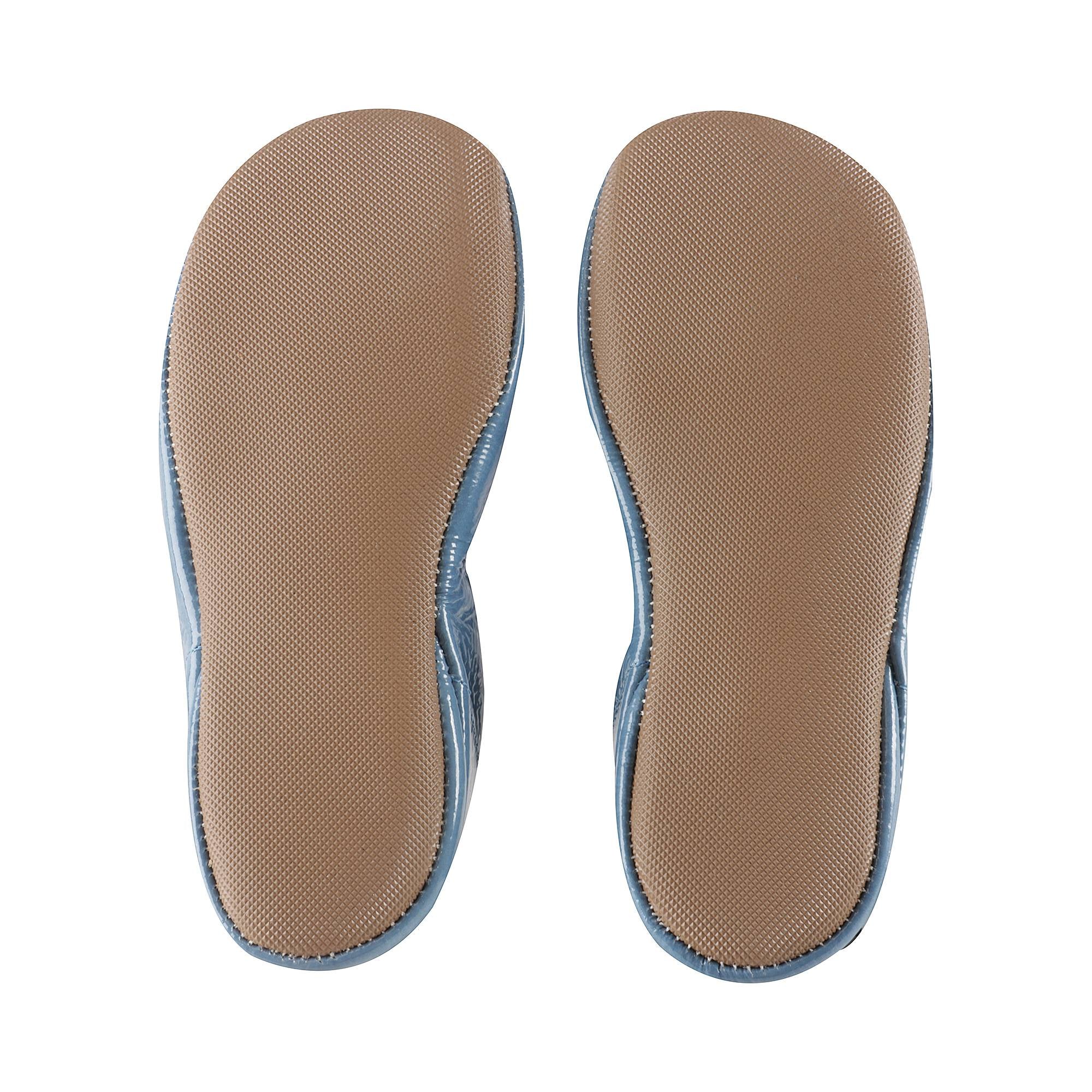 Chaussures en cuir bleu pour filles