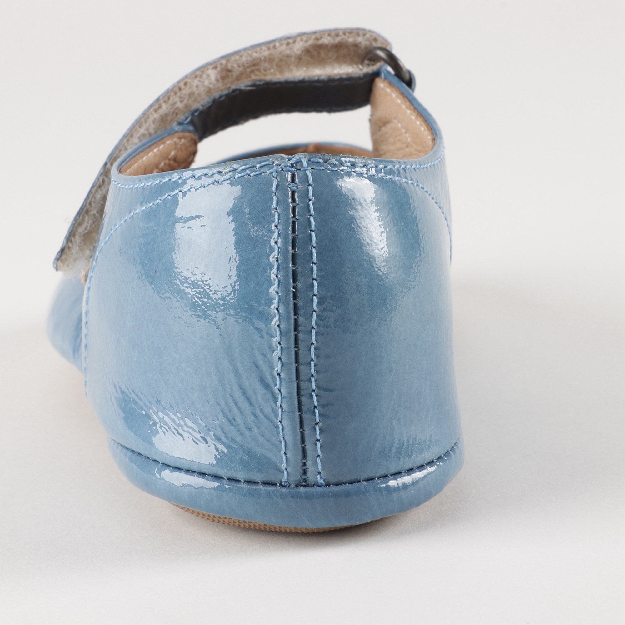 Chaussures en cuir bleu pour filles