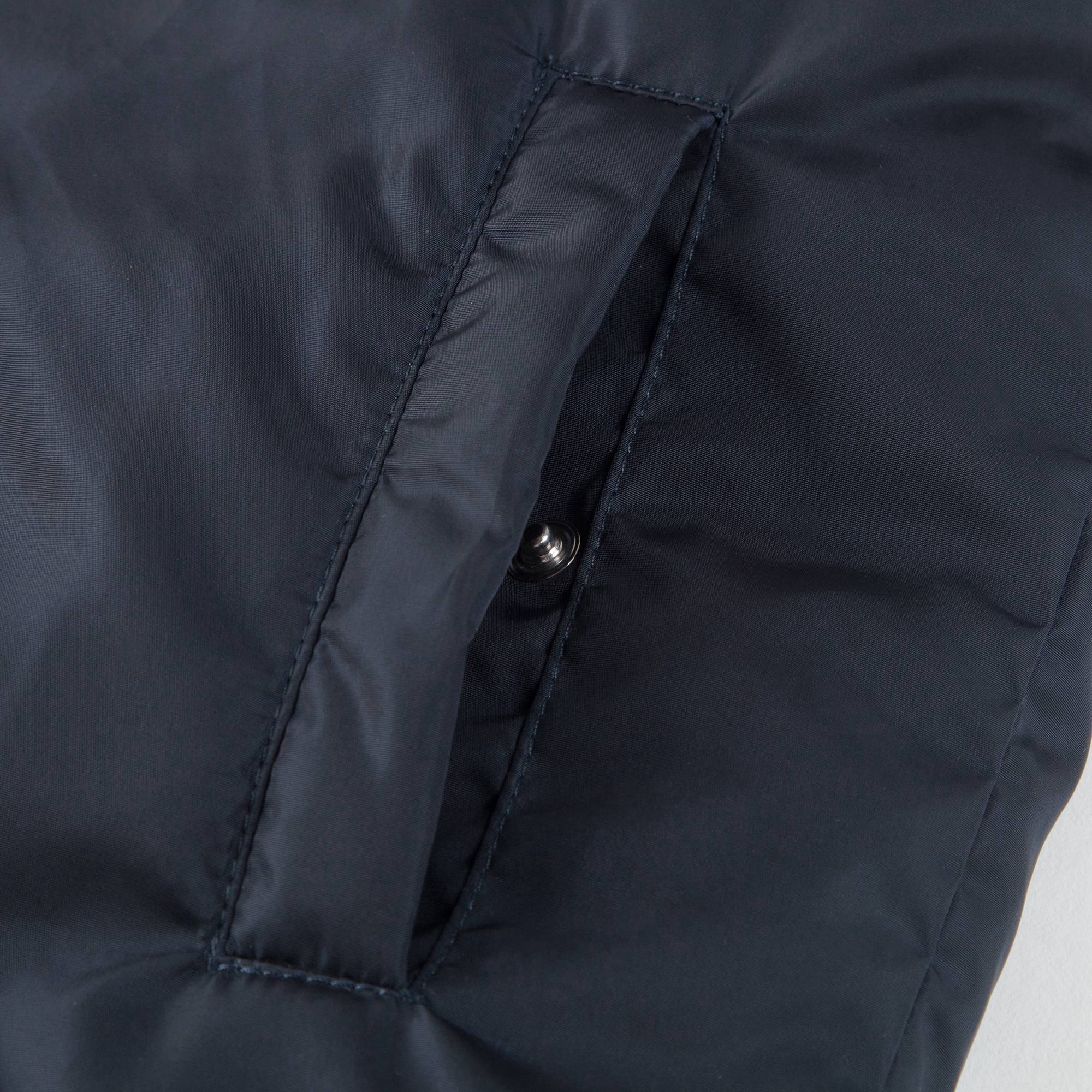 Boys Blue Reversible Down Coat