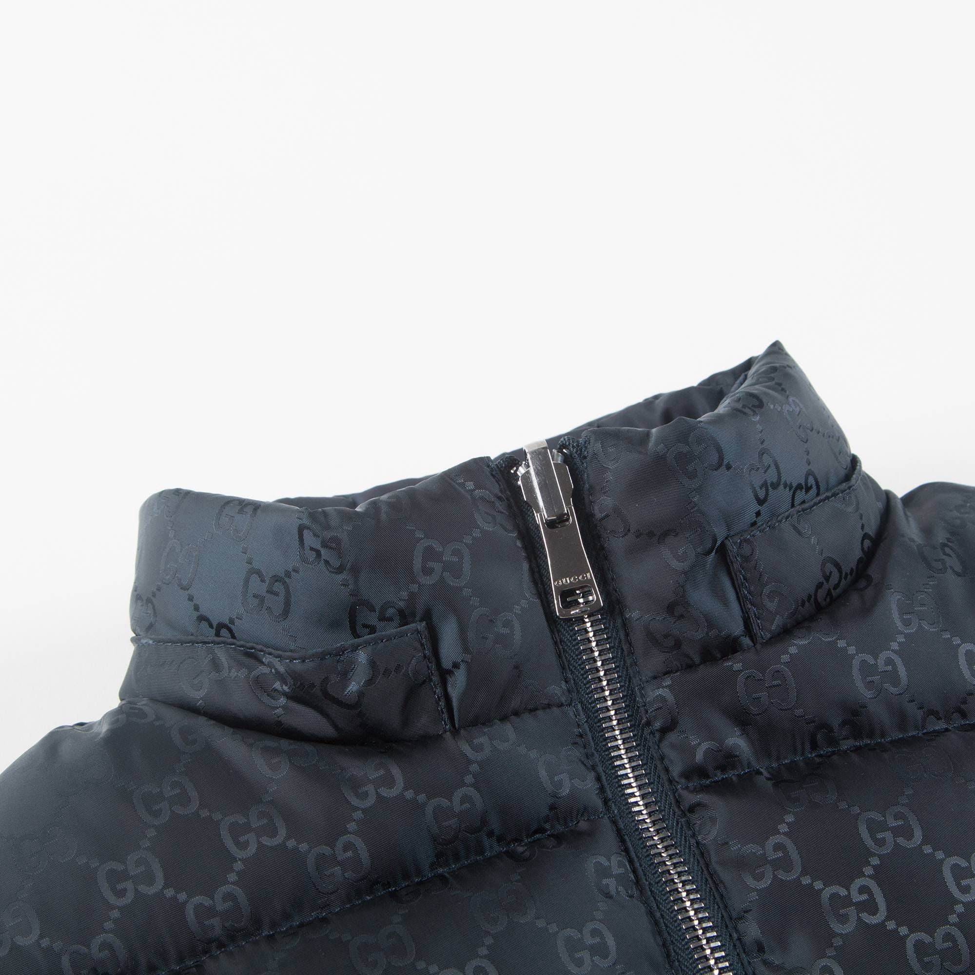 Boys Blue Reversible Down Coat