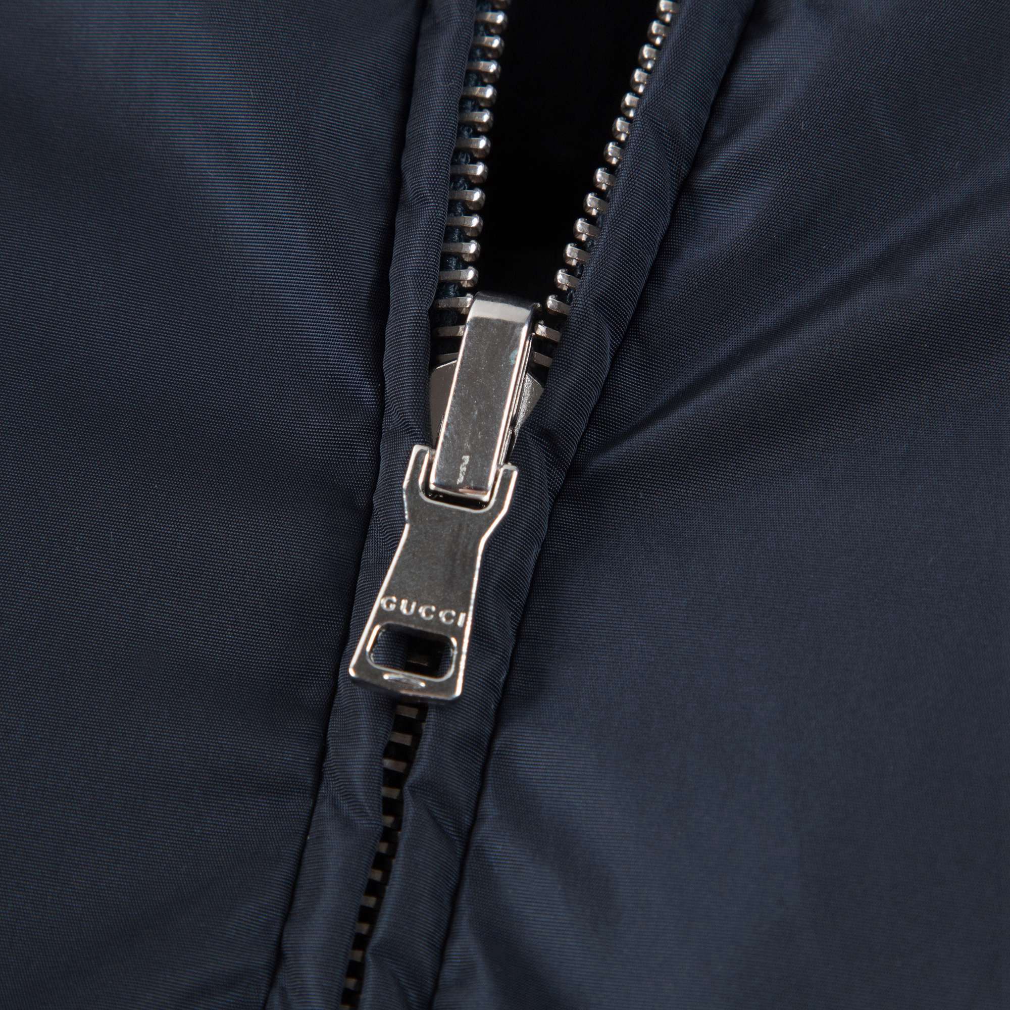 Baby Boys Blue Reversible Down Coat