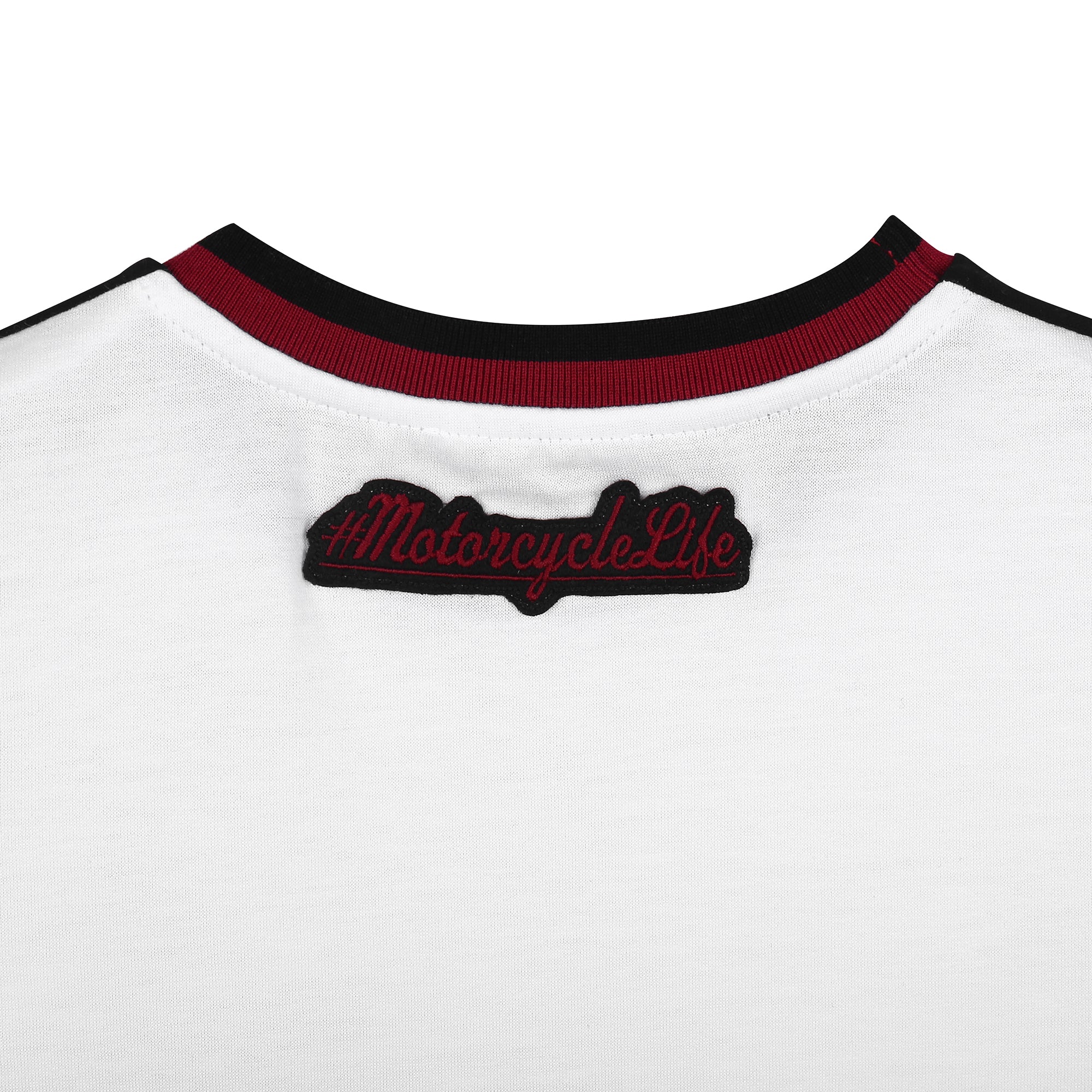 Boys White Racing T-Shirt