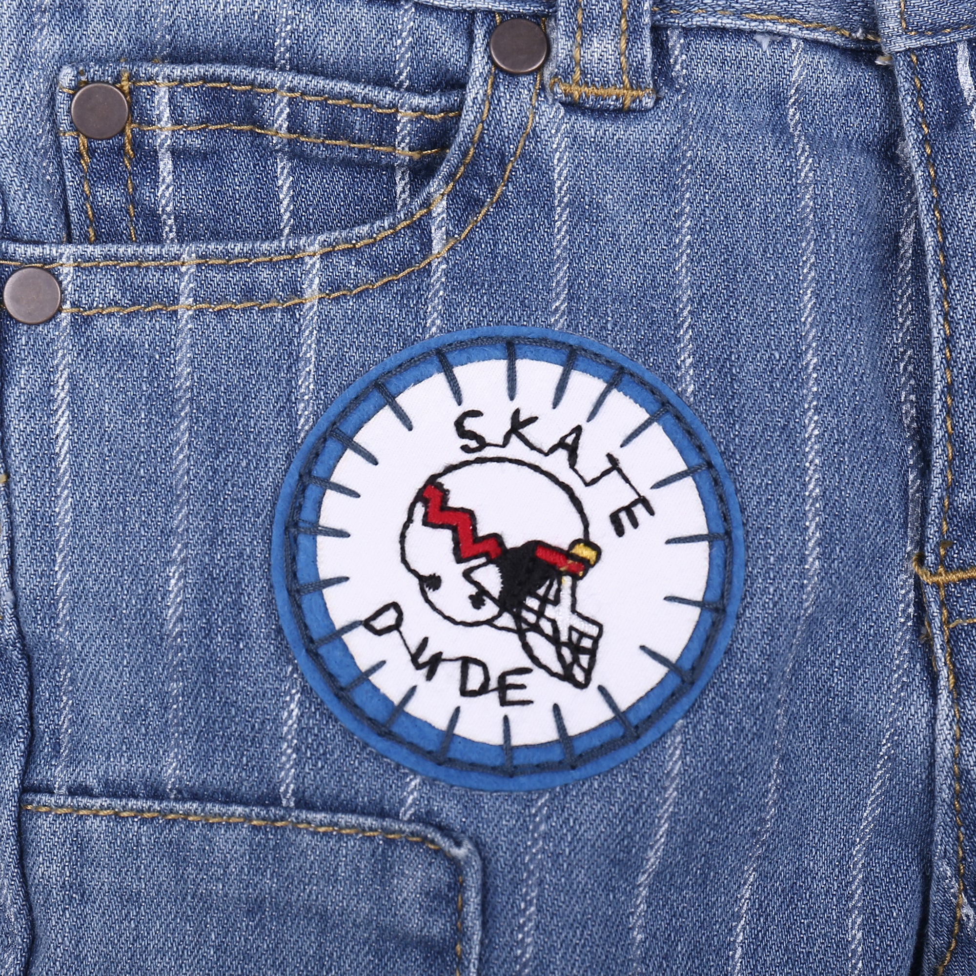 Boys Blue Denim Cotton Jeans