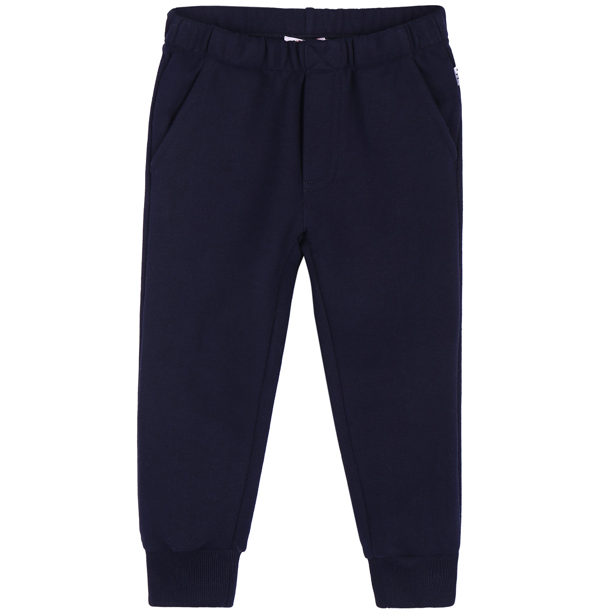 Boys Navy Blue Cotton Trousers