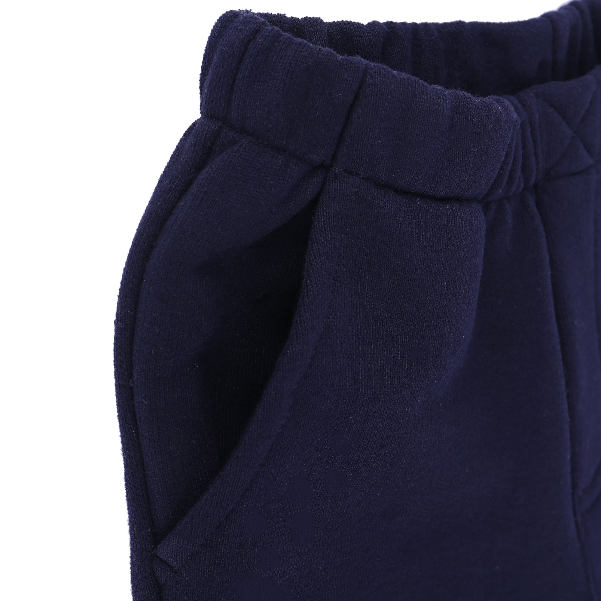 Boys Navy Blue Cotton Trousers
