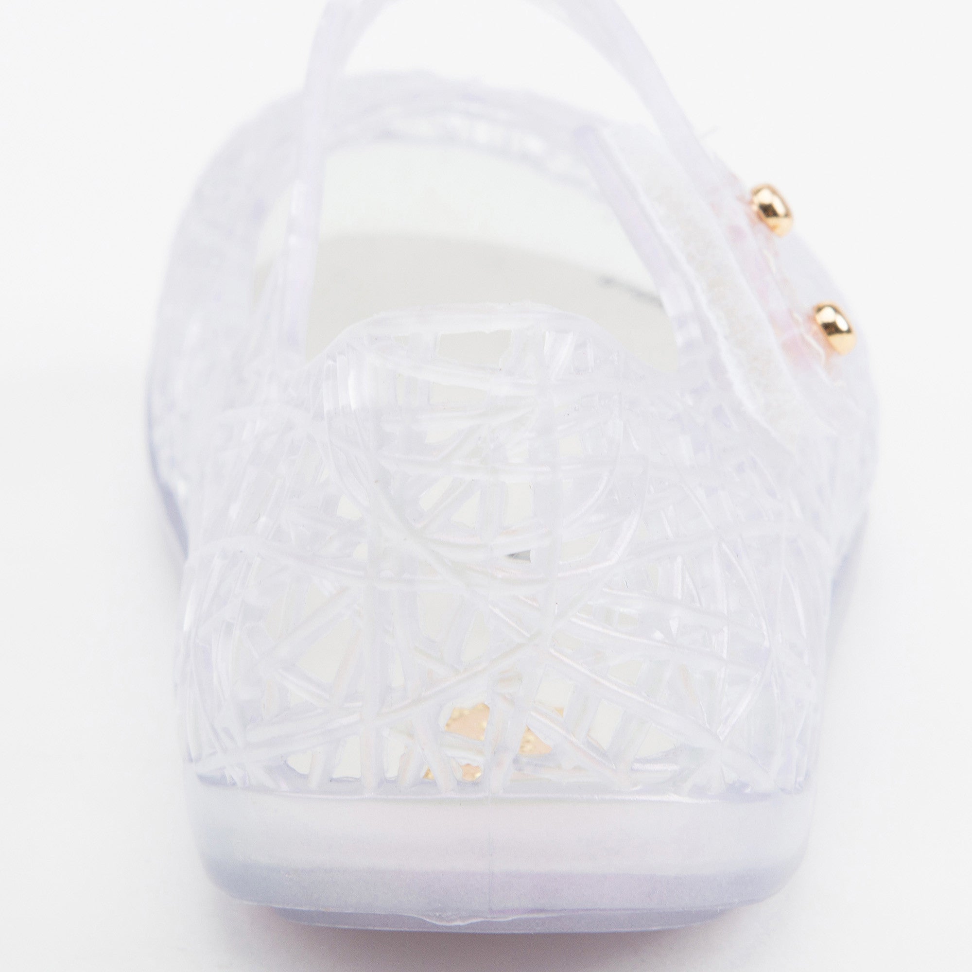 Girls White Nest Jelly Shoes