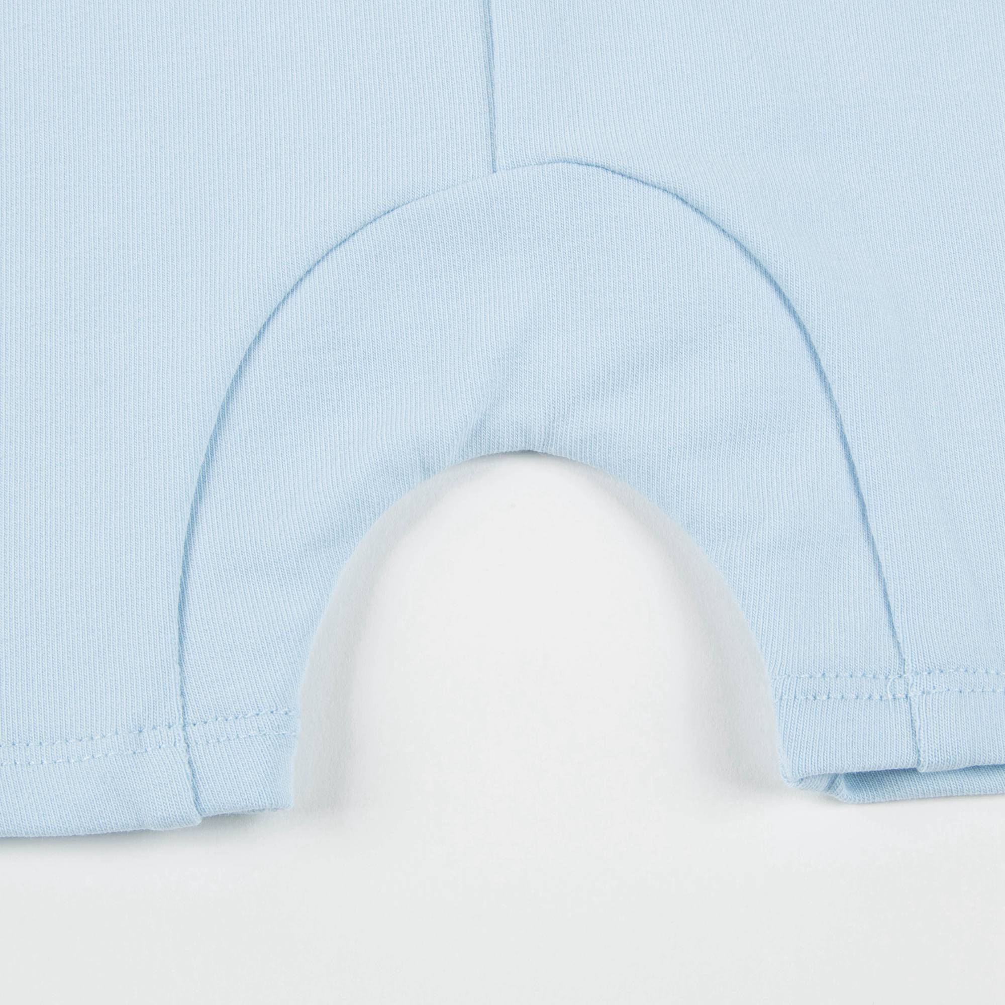 Baby Boys Light Blue Cotton Shorts