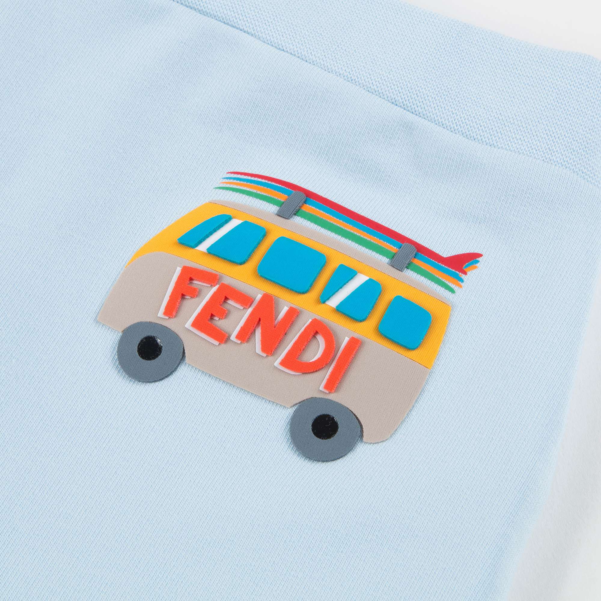 Baby Boys Light Blue Cotton Shorts
