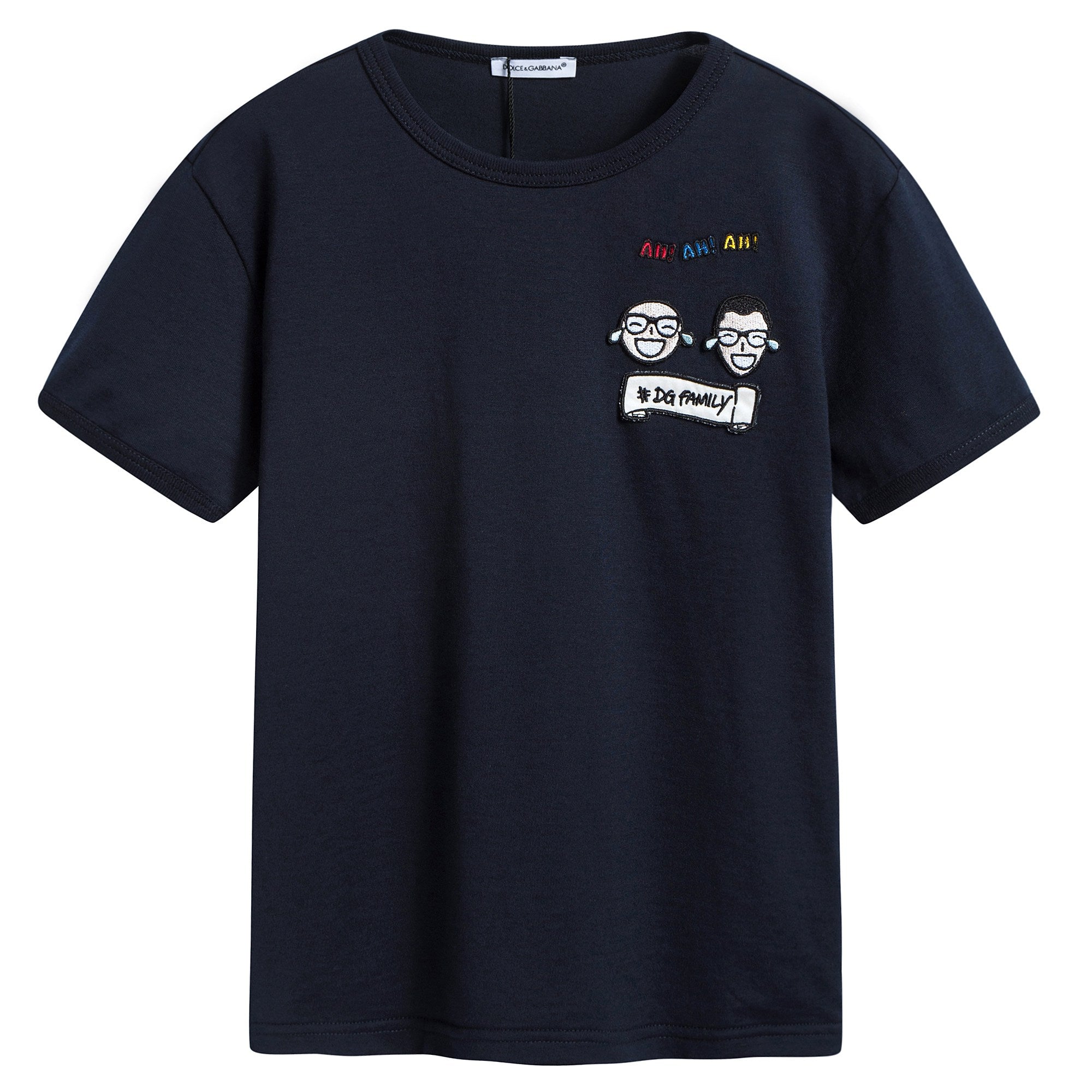 Boys Black  Cotton "Designer Spells"  T-shirt