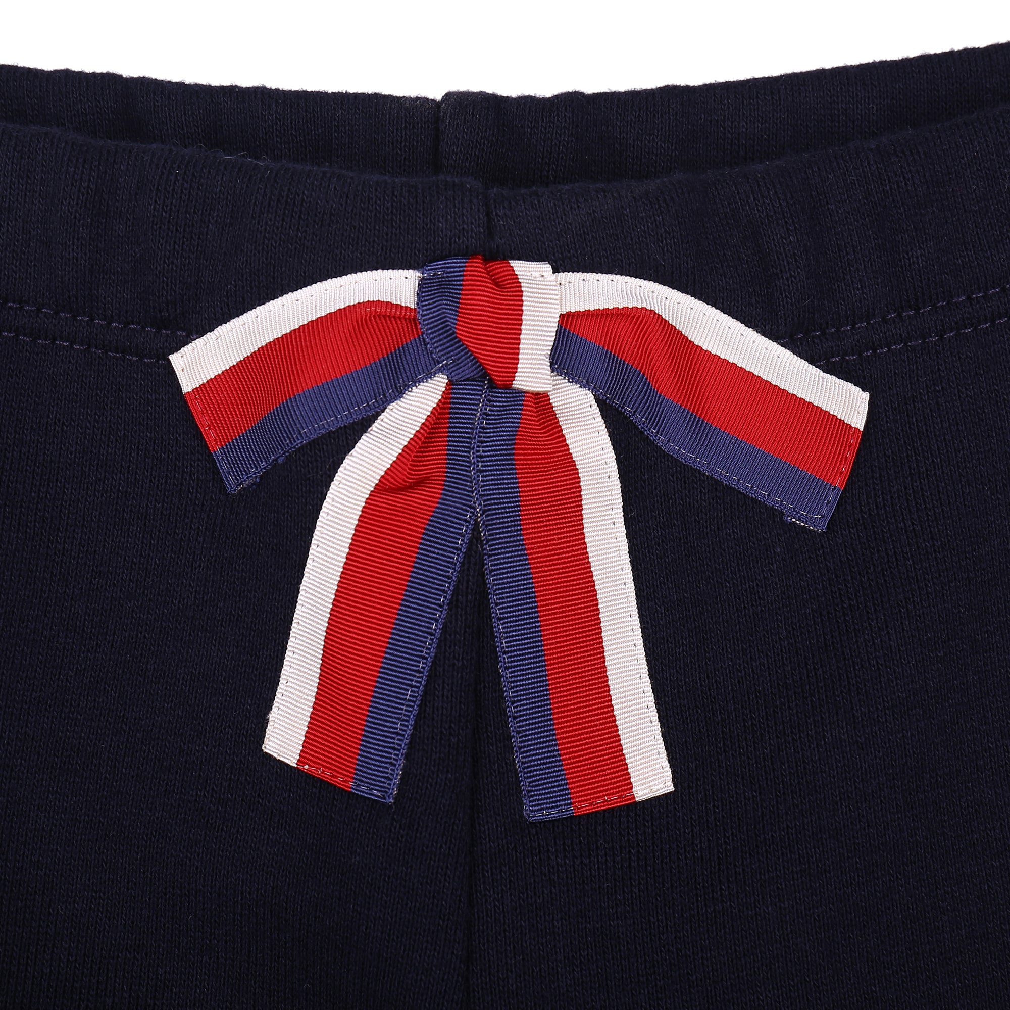 Baby Girls  Navy Blue Ribbon Tracksuit