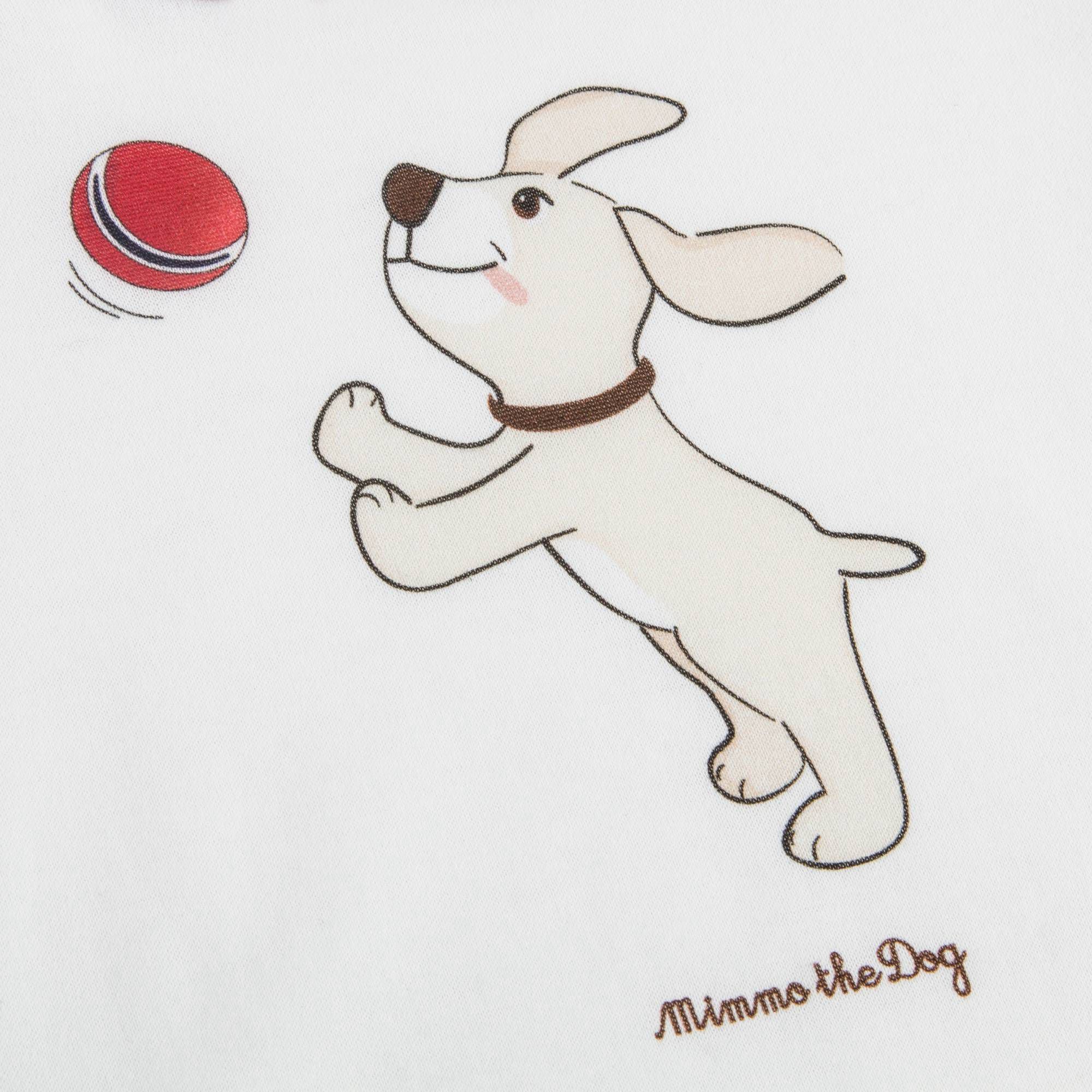 Baby White Dog Printed Gift Set 3 Piece