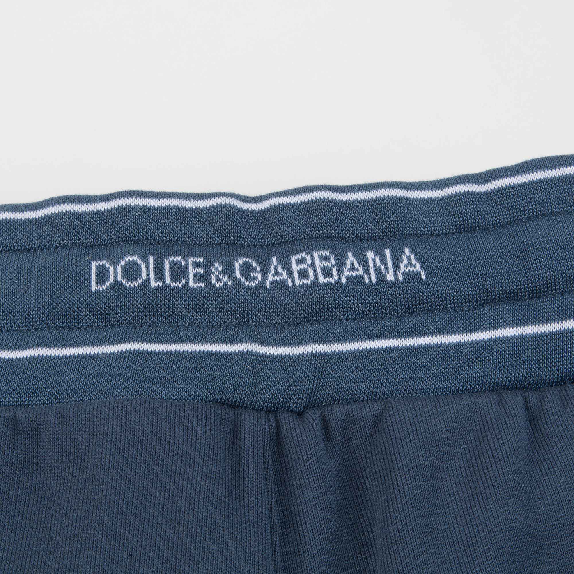 Boys Blue Logo Cotton Shorts