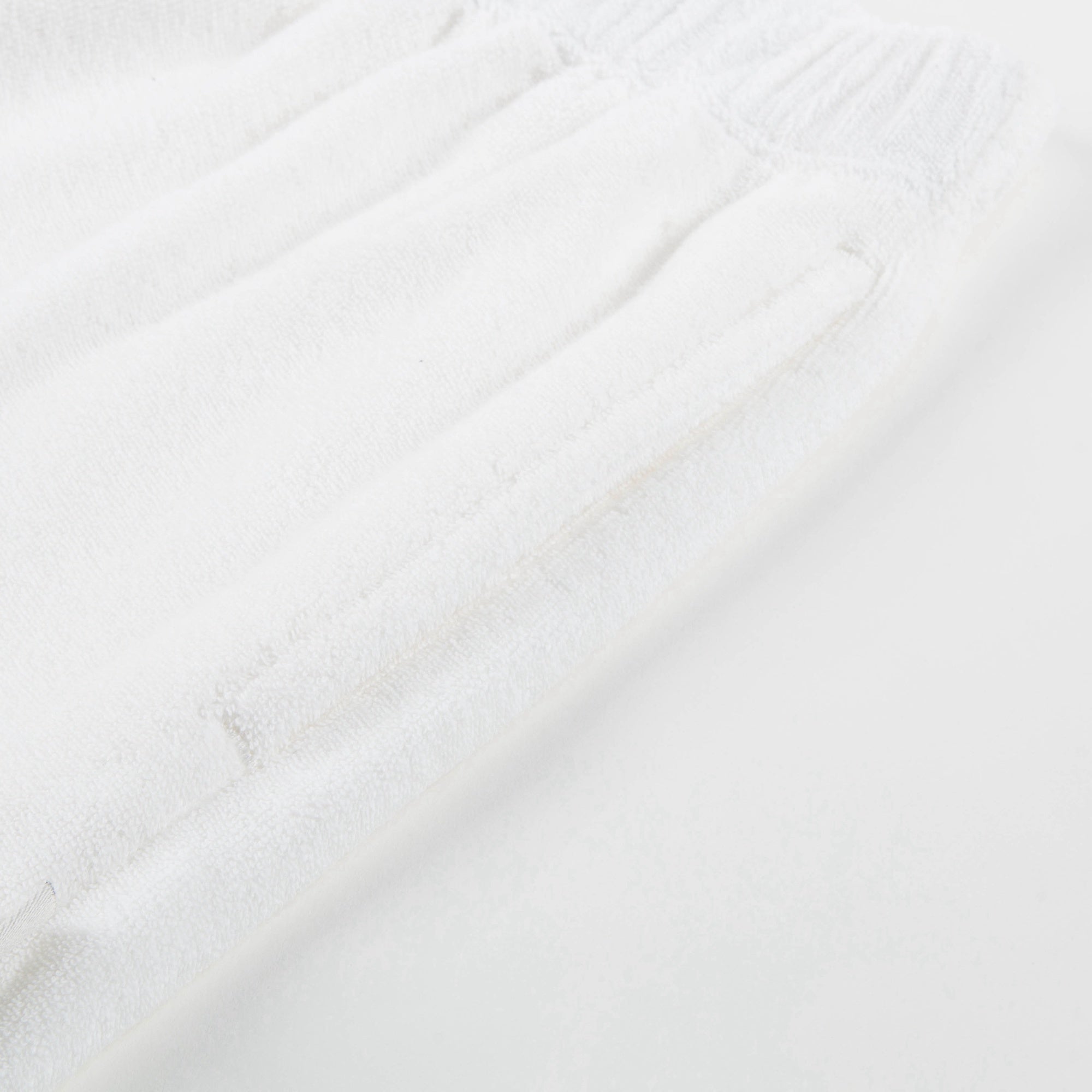 Girls & Boys White Pima Cotton Shorts