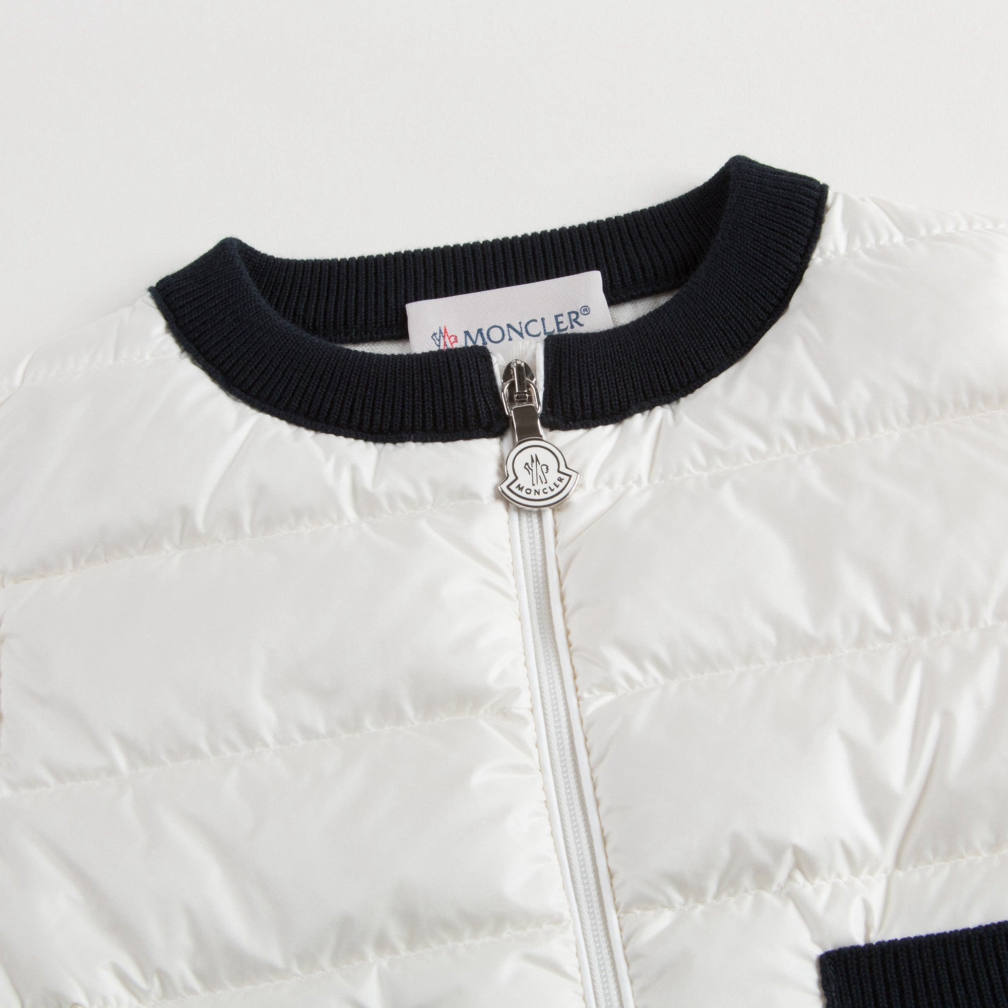 Baby White & Black Cardigan