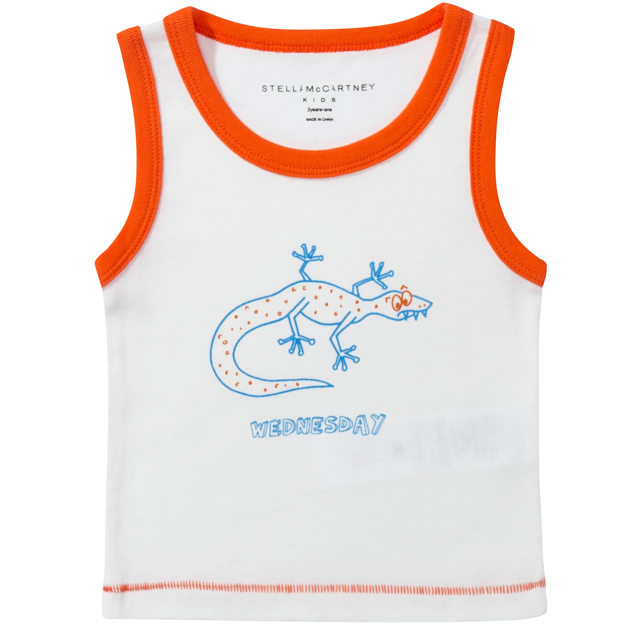 Boys  White  Organic  Cotton Vests 7 Pack Gift Set