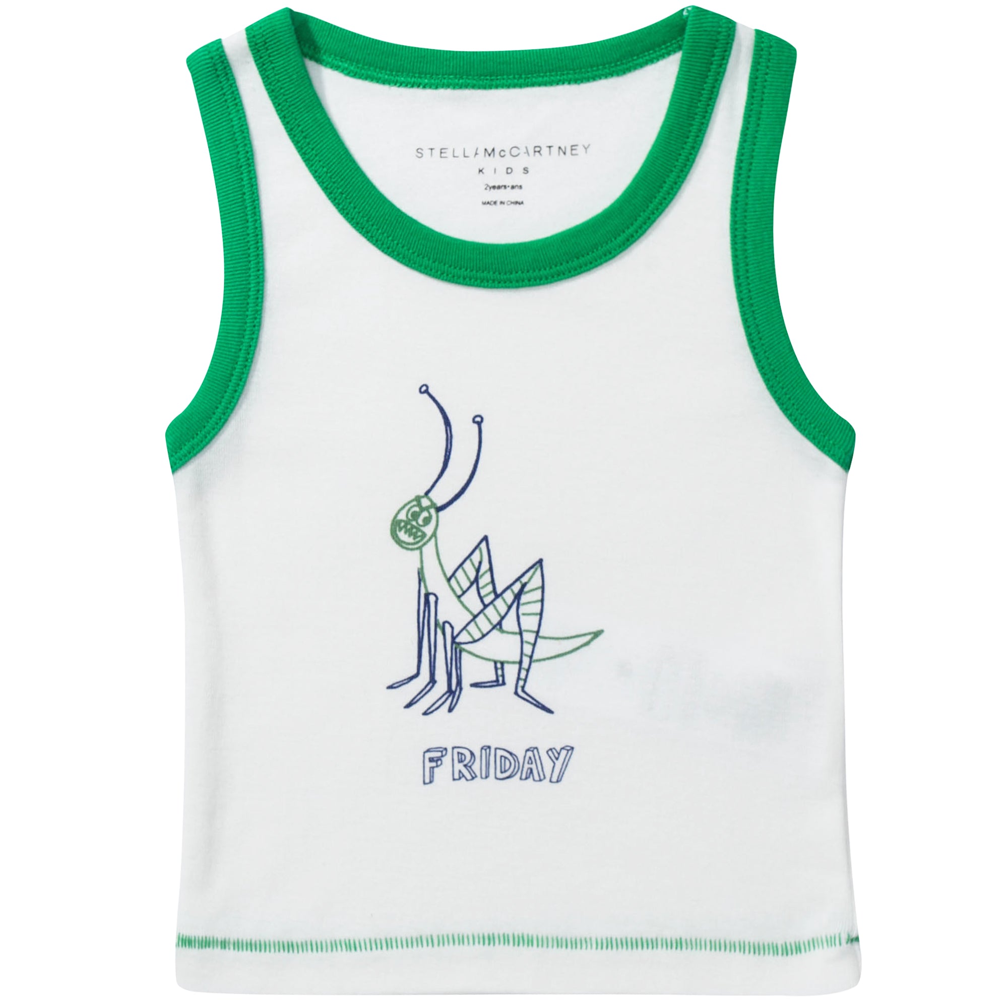 Boys  White  Organic  Cotton Vests 7 Pack Gift Set