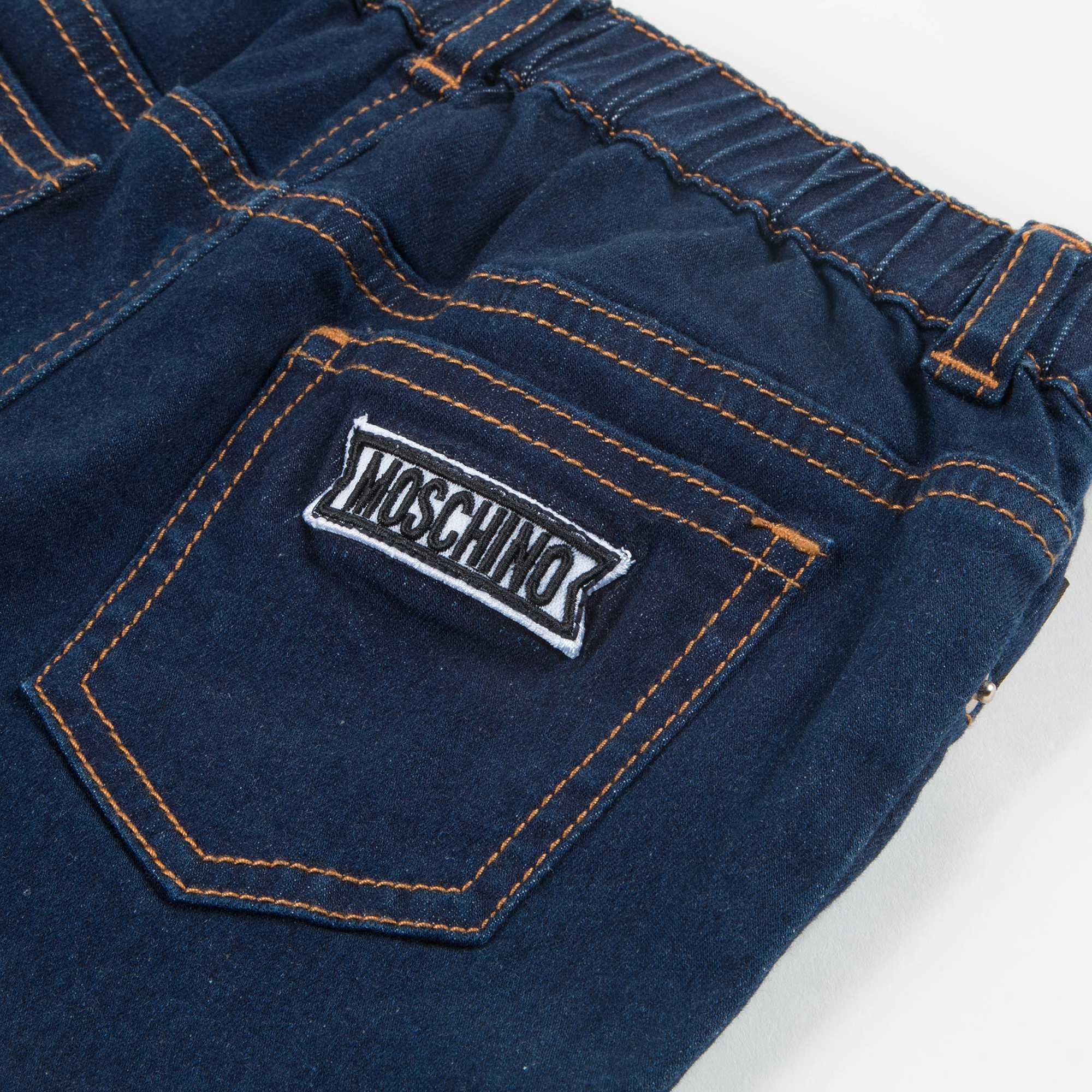Baby Girls & Boys Dark Blue Cotton Shorts